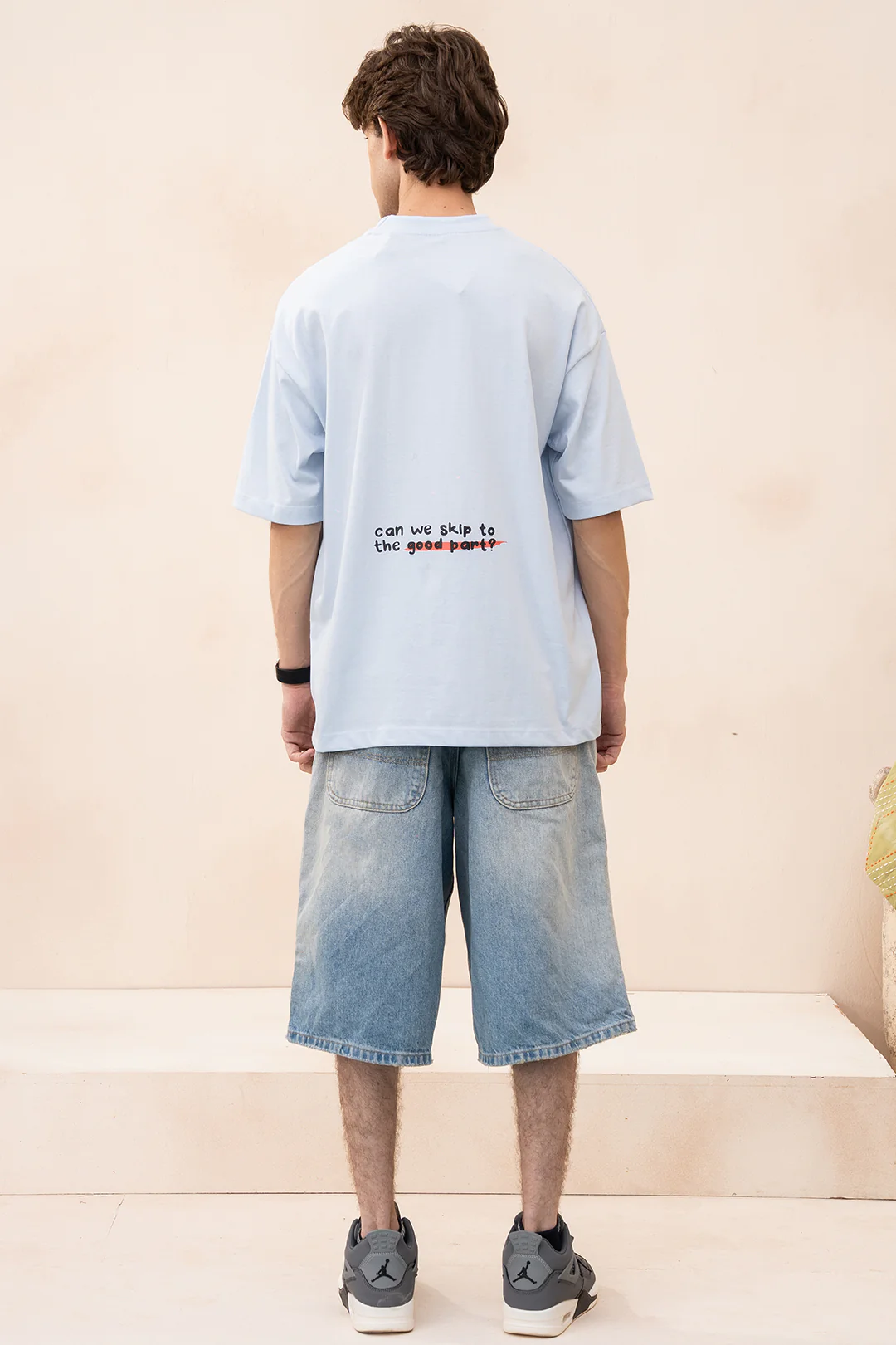 Oversized Graphic T-Shirt - D048 - Image 9