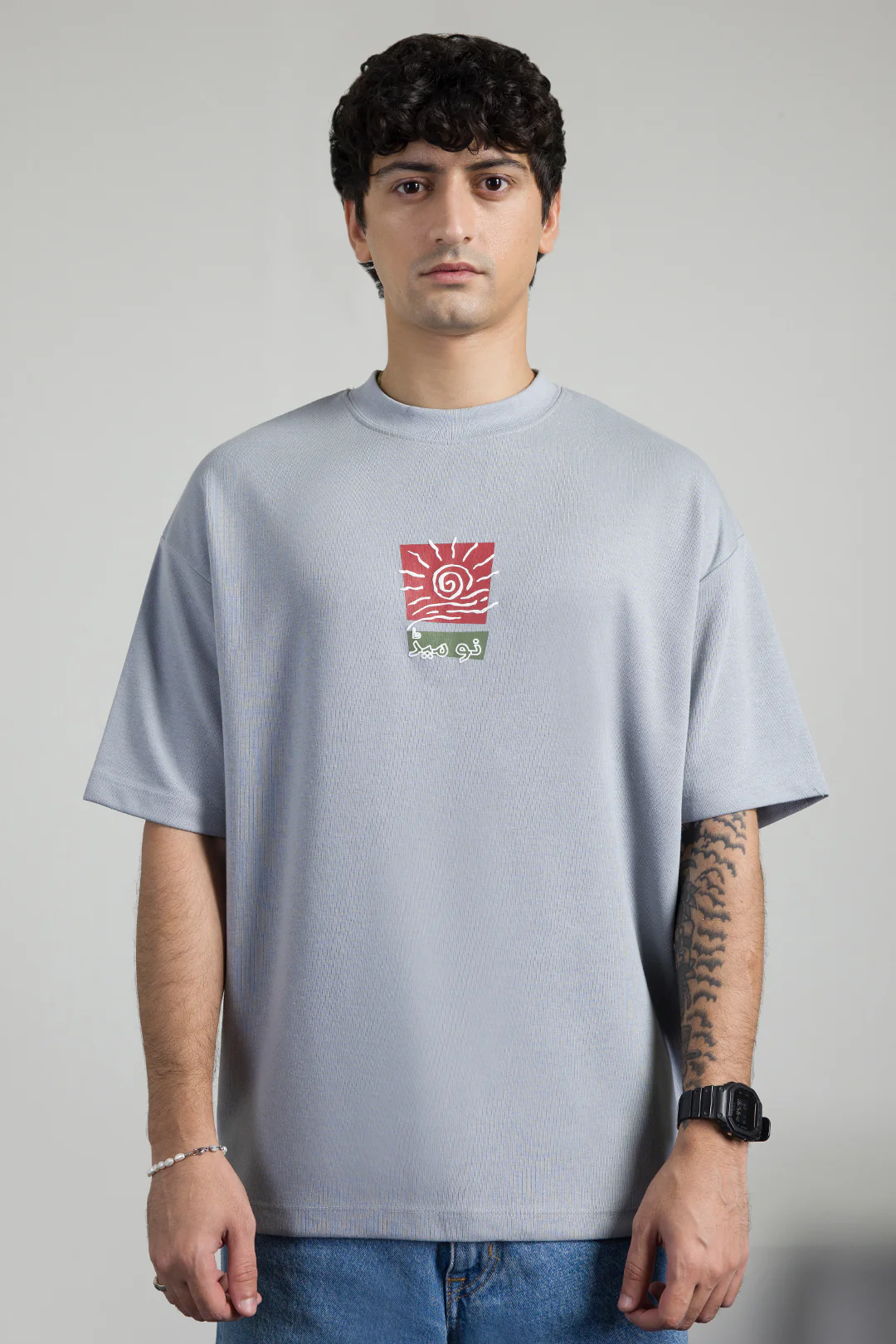 Oversized Graphic T-Shirt - D064