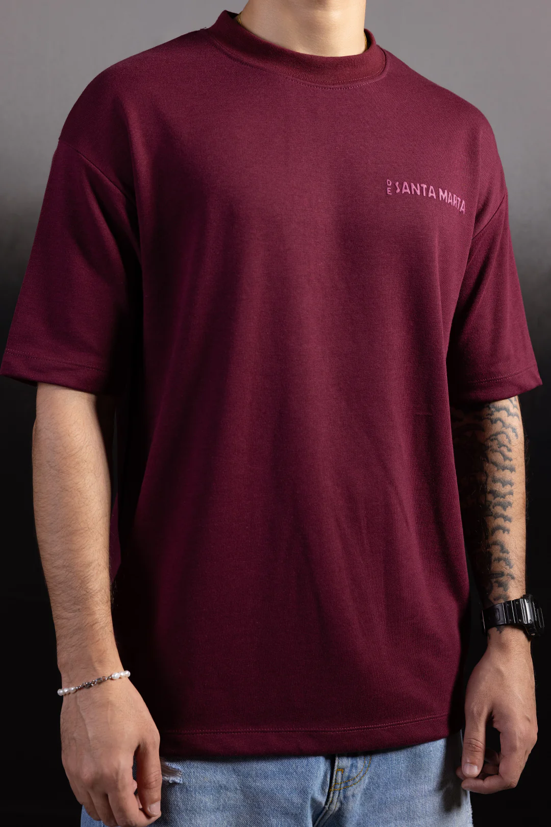 Oversized Graphic T-Shirt - D066 - Image 4