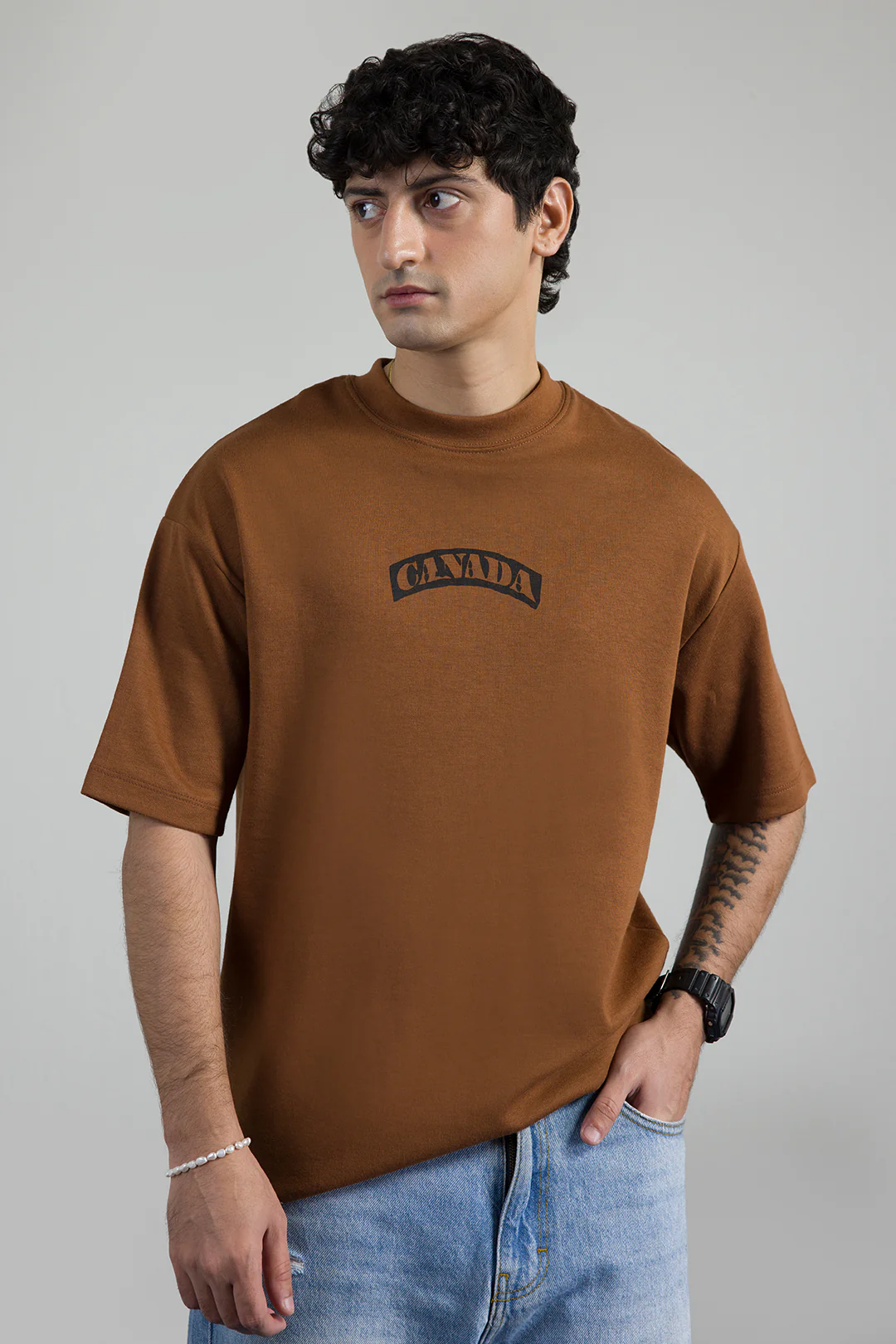 Oversized Graphic T-Shirt - D069 - Image 2