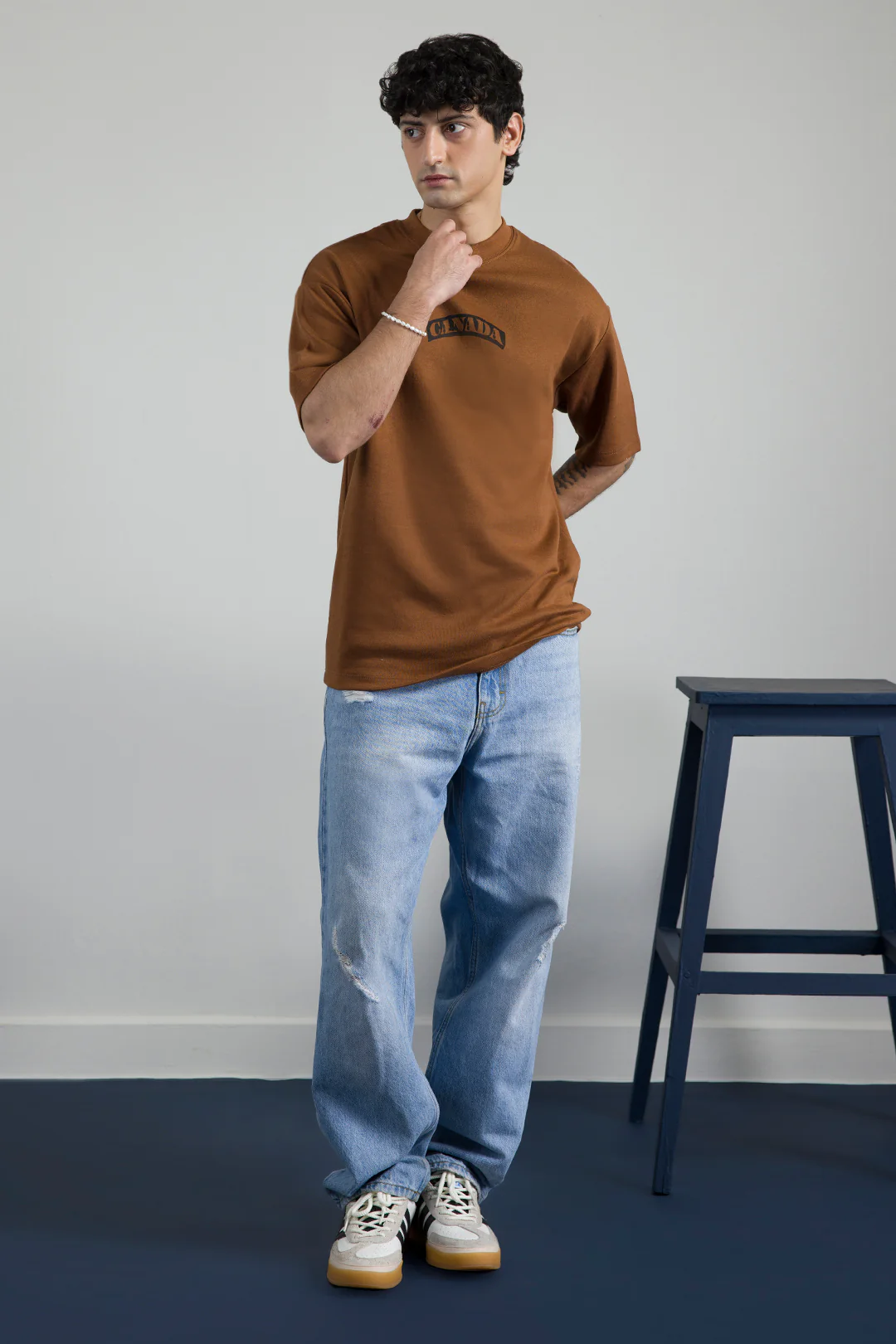 Oversized Graphic T-Shirt - D069 - Image 7