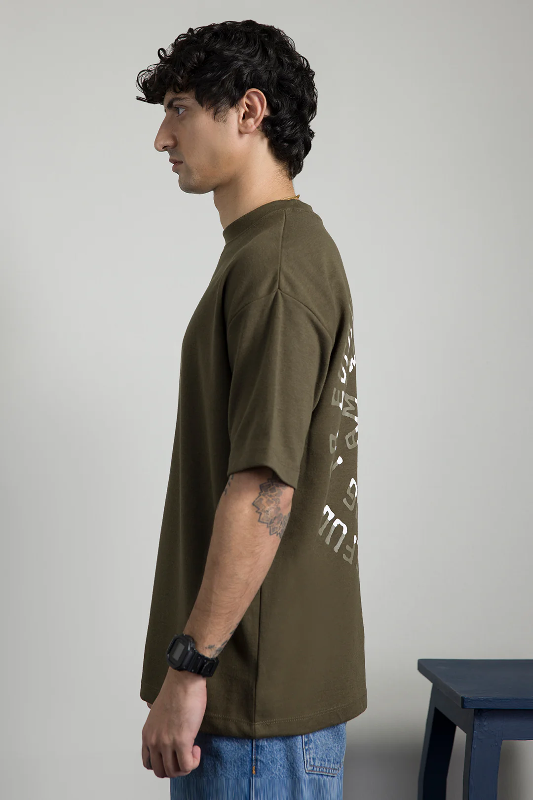 Oversized Graphic T-Shirt - D072 - Image 12