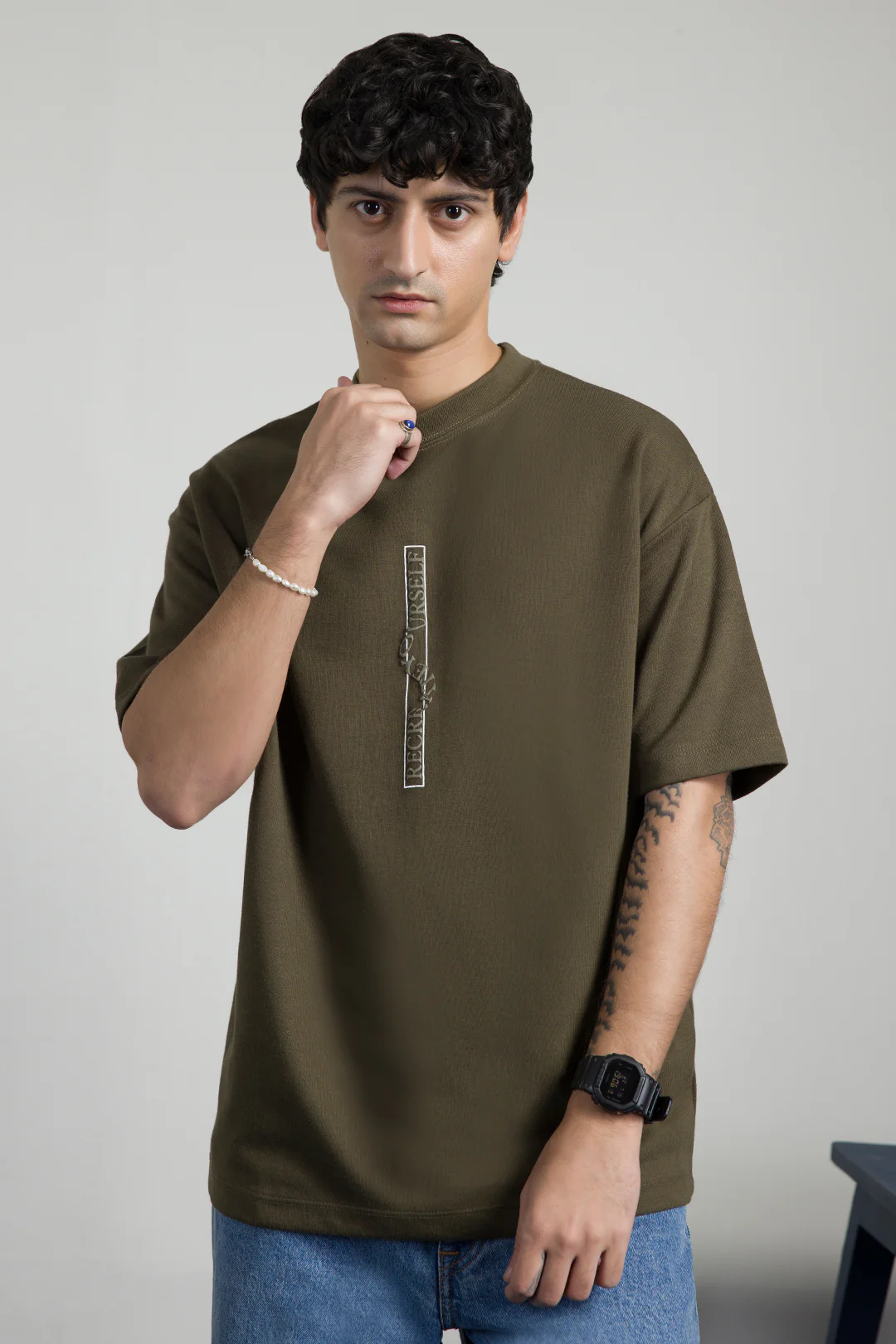 Oversized Graphic T-Shirt - D072 - Image 7
