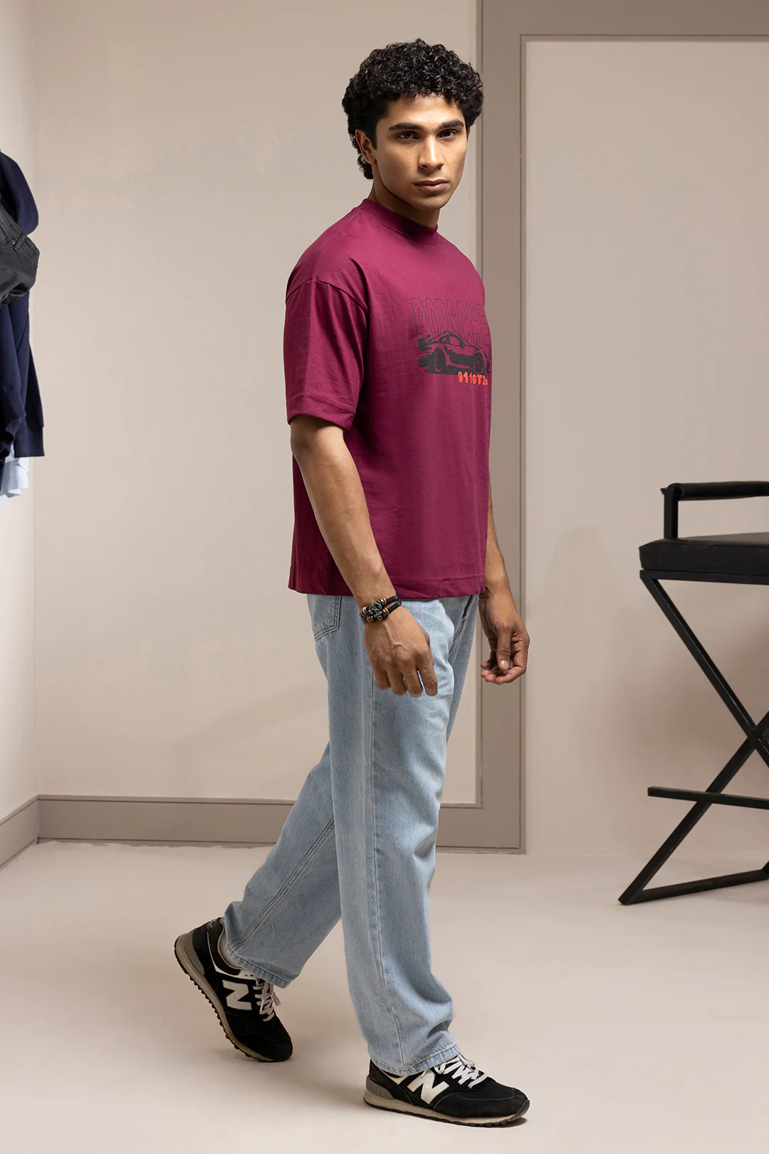 Oversized Graphic T-Shirt - D104 - Image 7