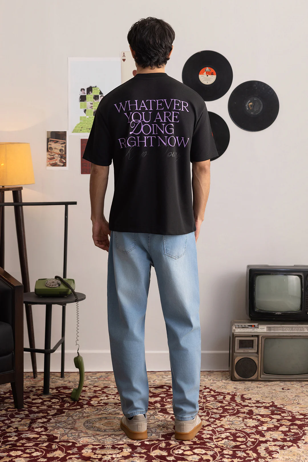 Oversized Graphic T-Shirt - D109 - Image 5
