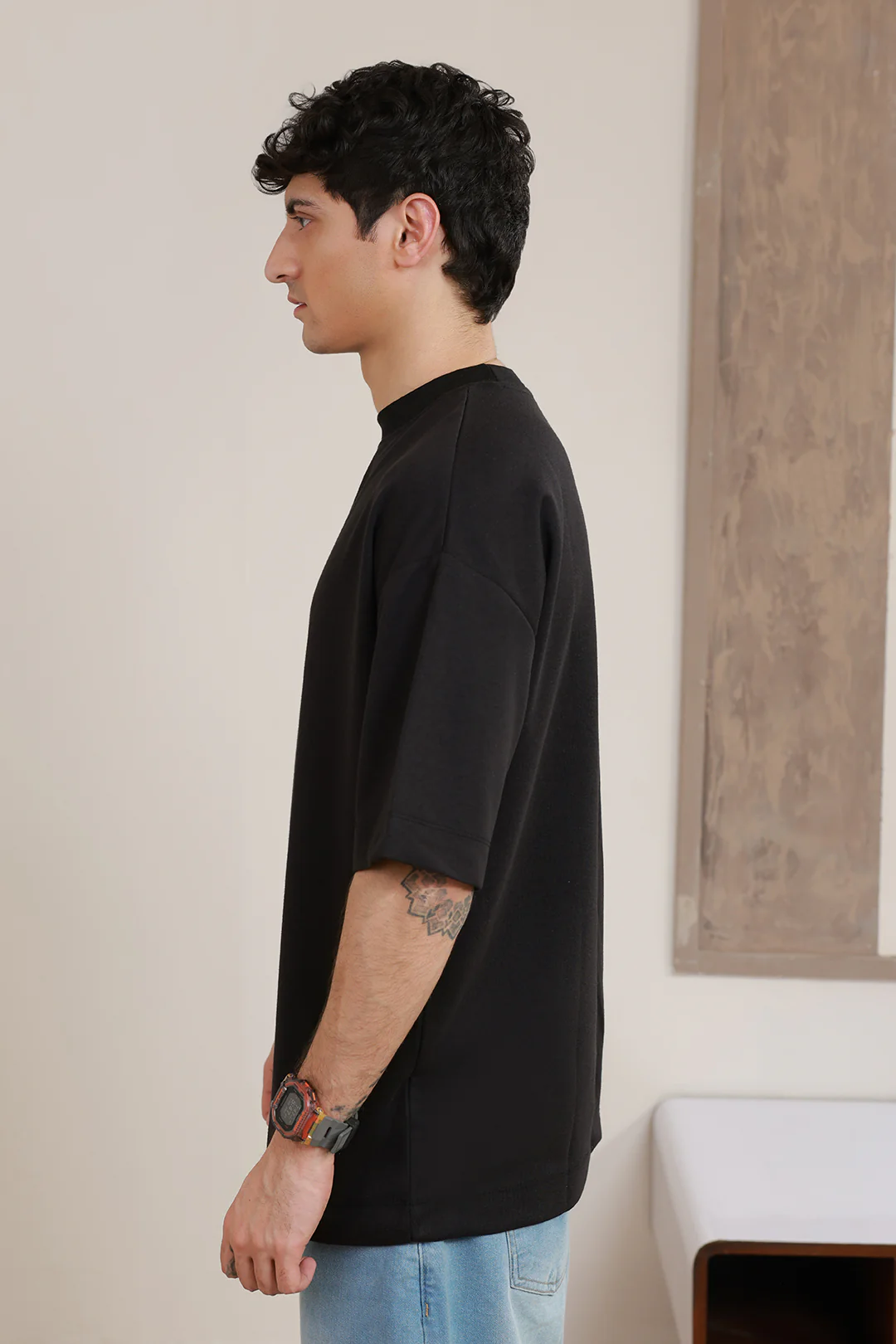 Oversized Graphic T-Shirt - D111 - Image 2