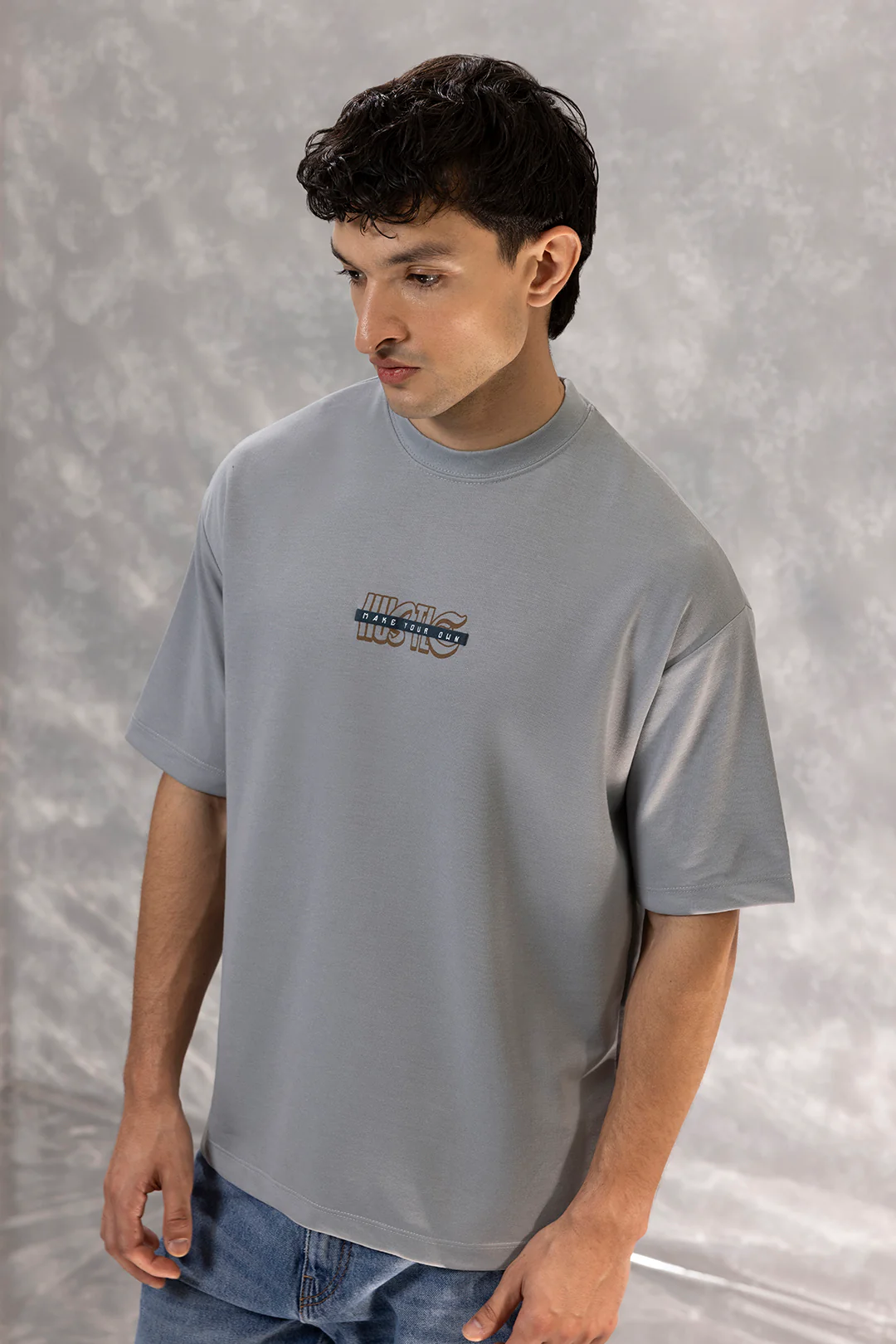 Oversized Graphic T-Shirt - D122 - Image 8