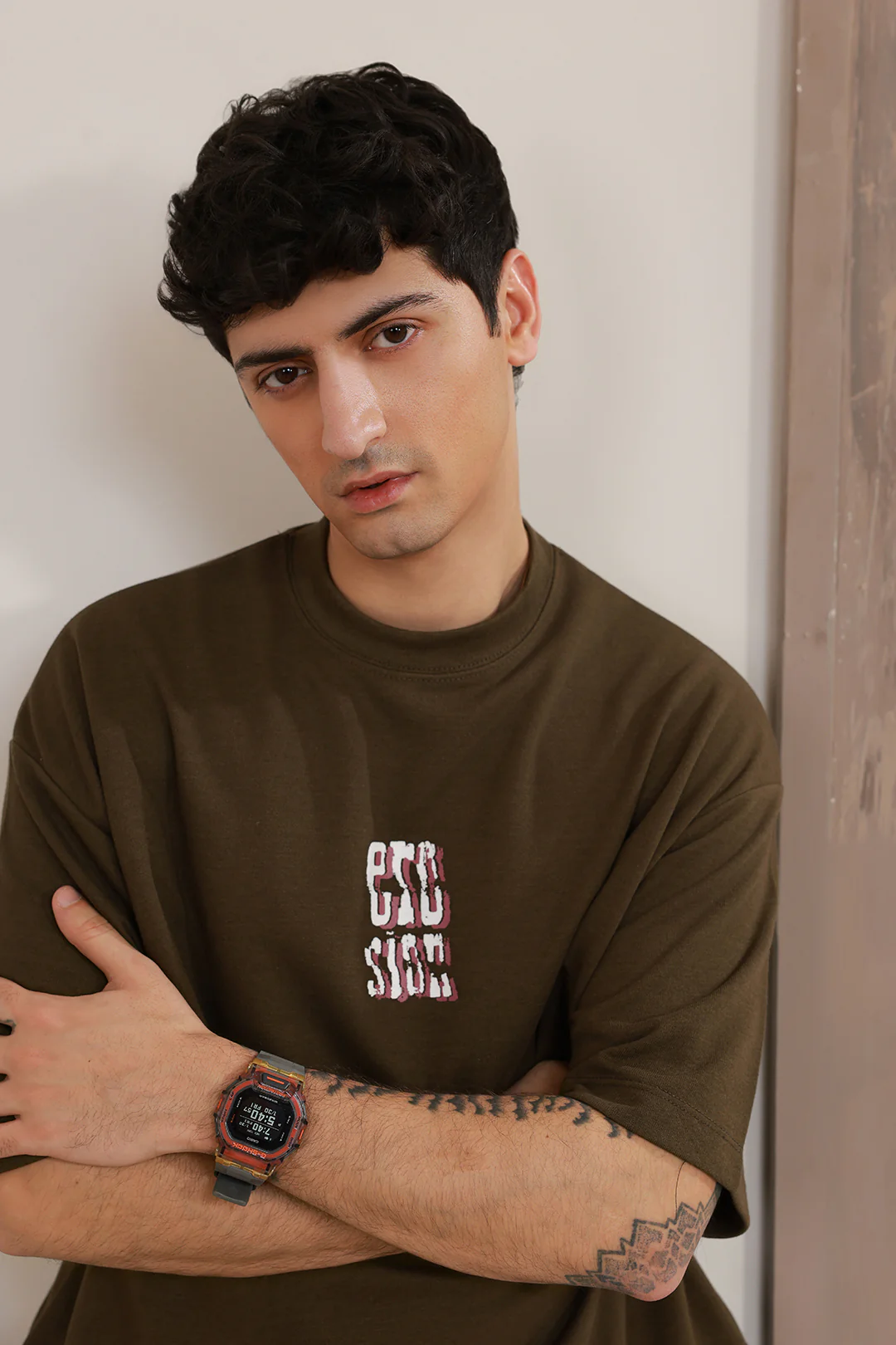 Oversized Graphic T-Shirt - D135 - Image 3