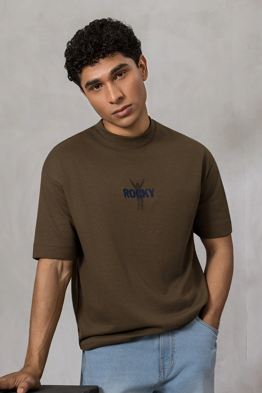 Oversized Graphic T-Shirt - D137 - Image 2