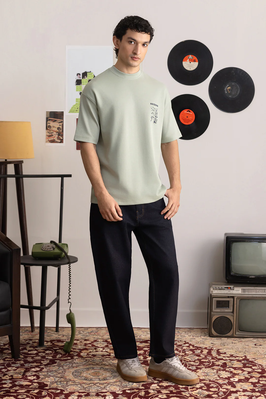 Oversized Graphic T-Shirt - D144 - Image 3