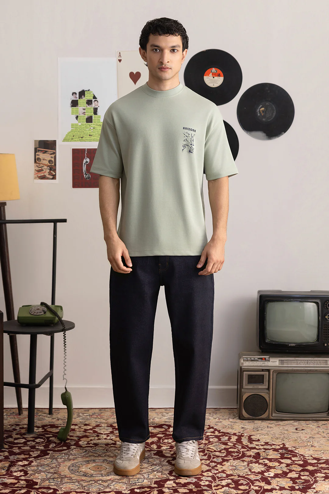 Oversized Graphic T-Shirt - D144 - Image 4