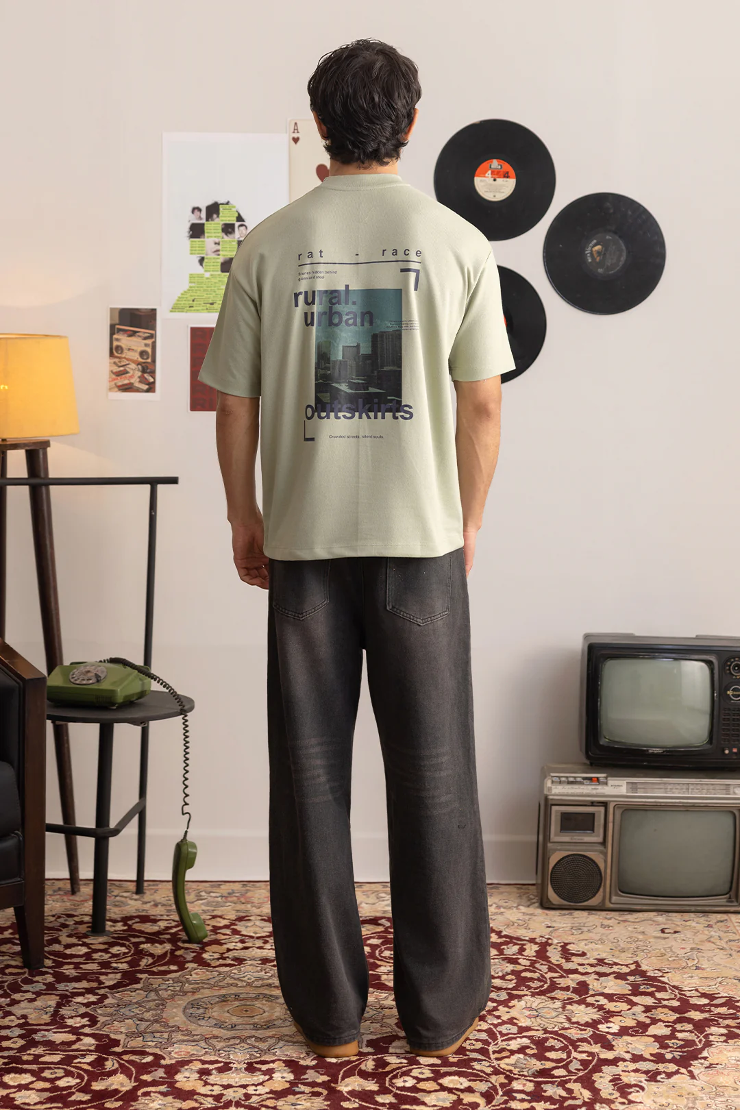 Oversized Graphic T-Shirt - D145 - Image 7