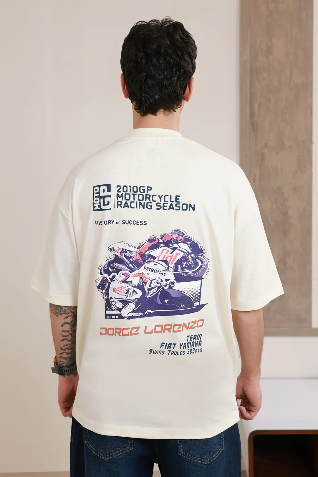 Oversized Graphic T-Shirt - D147