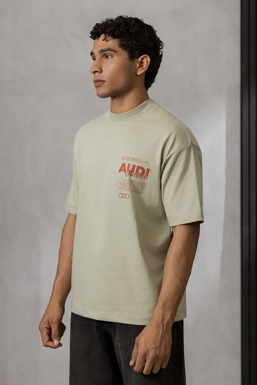 Oversized Graphic T-Shirt - D157 - Image 5