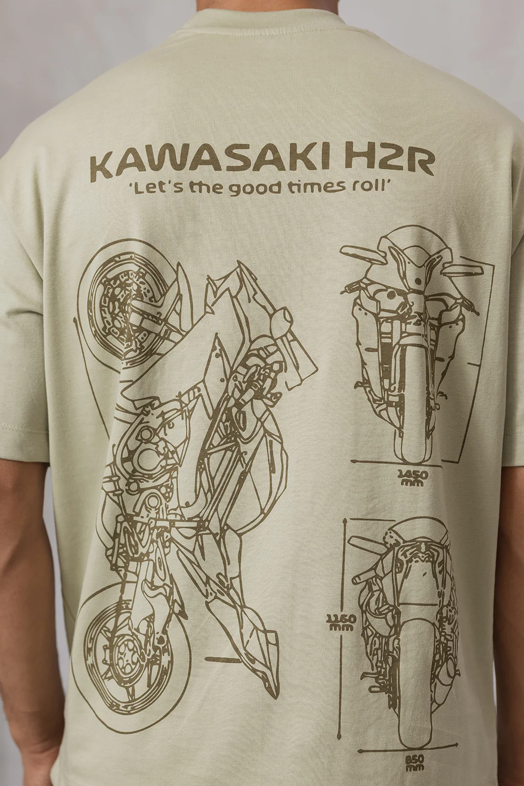 Oversized Graphic T-Shirt - D158 - Image 4