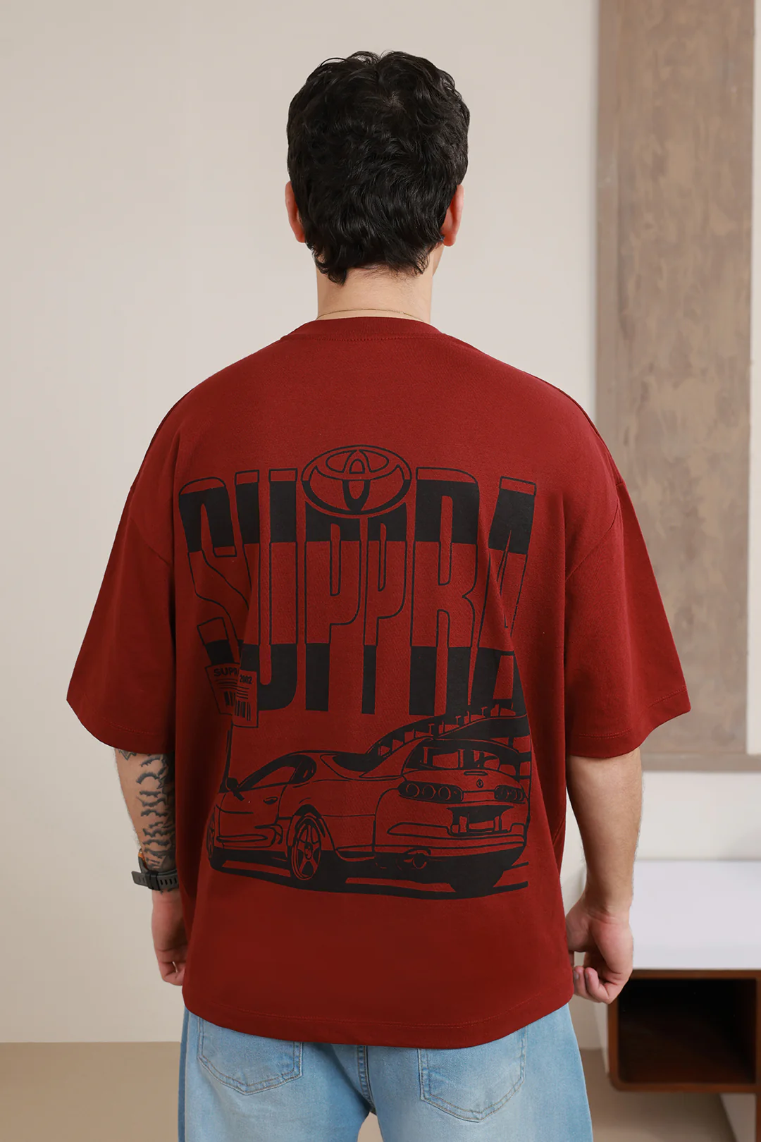 Oversized Graphic T-Shirt - D162