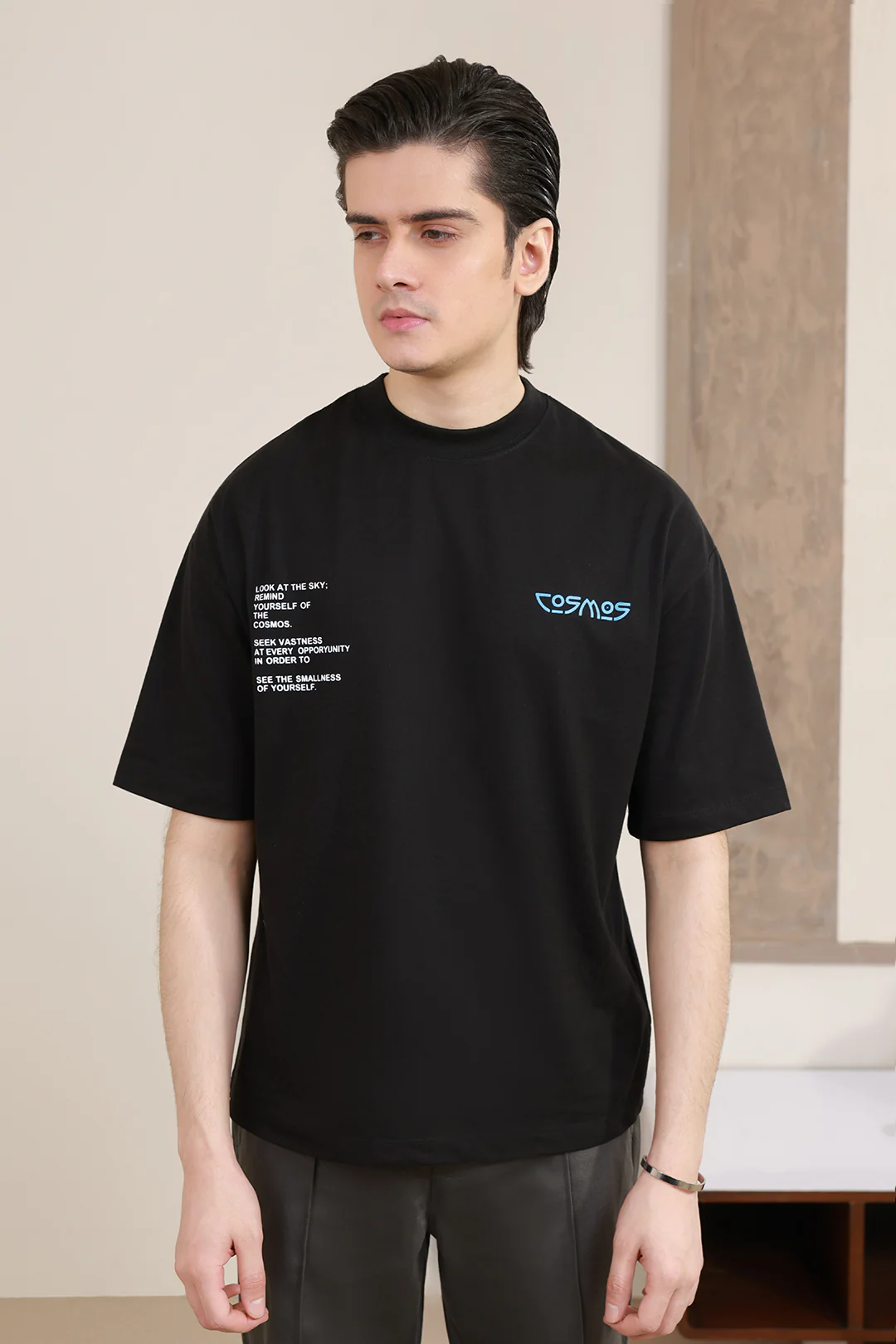 Oversized Graphic T-Shirt - D163 - Image 2