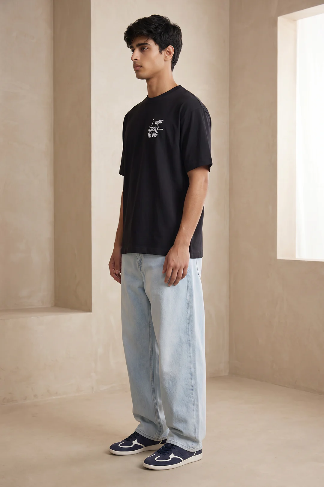 Oversized Graphic T-Shirt - D003 - Image 5