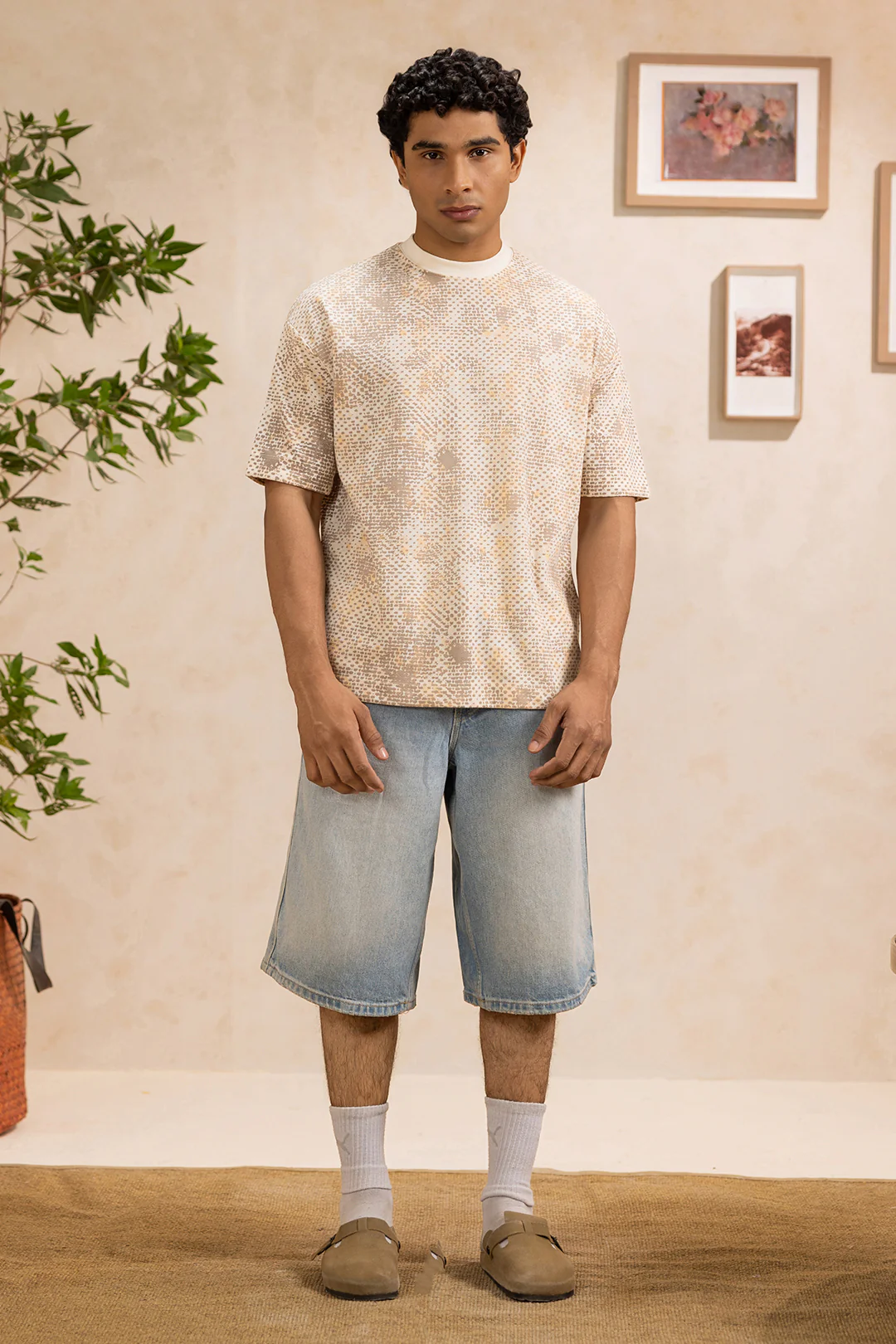 Oversized Graphic T-Shirt - D016 - Image 6