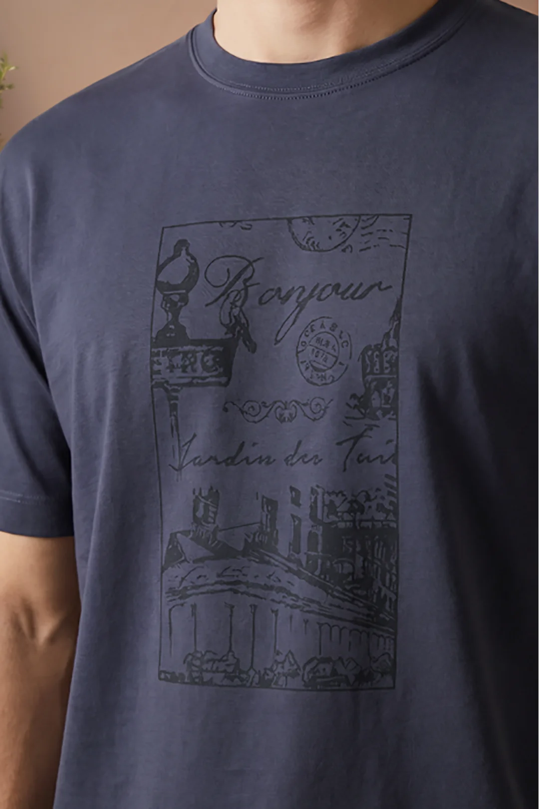 Oversized Graphic T-Shirt - D030 - Image 5