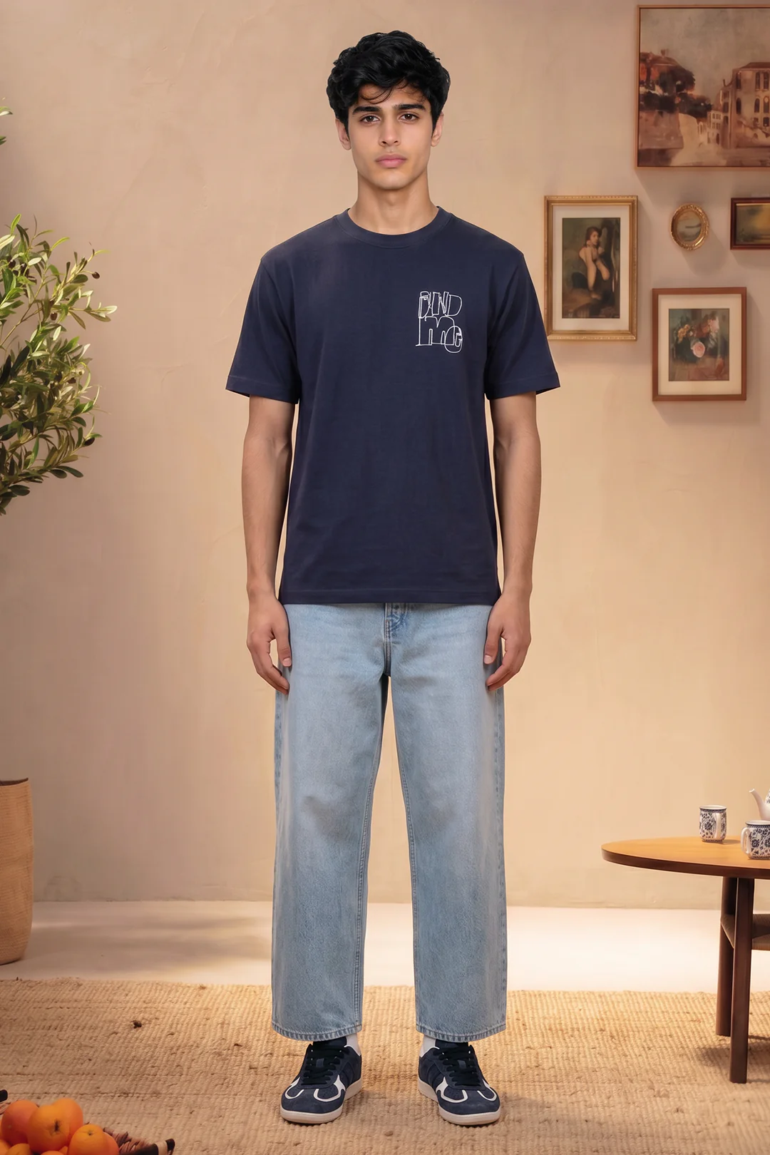 Oversized Graphic T-Shirt - D031 - Image 2