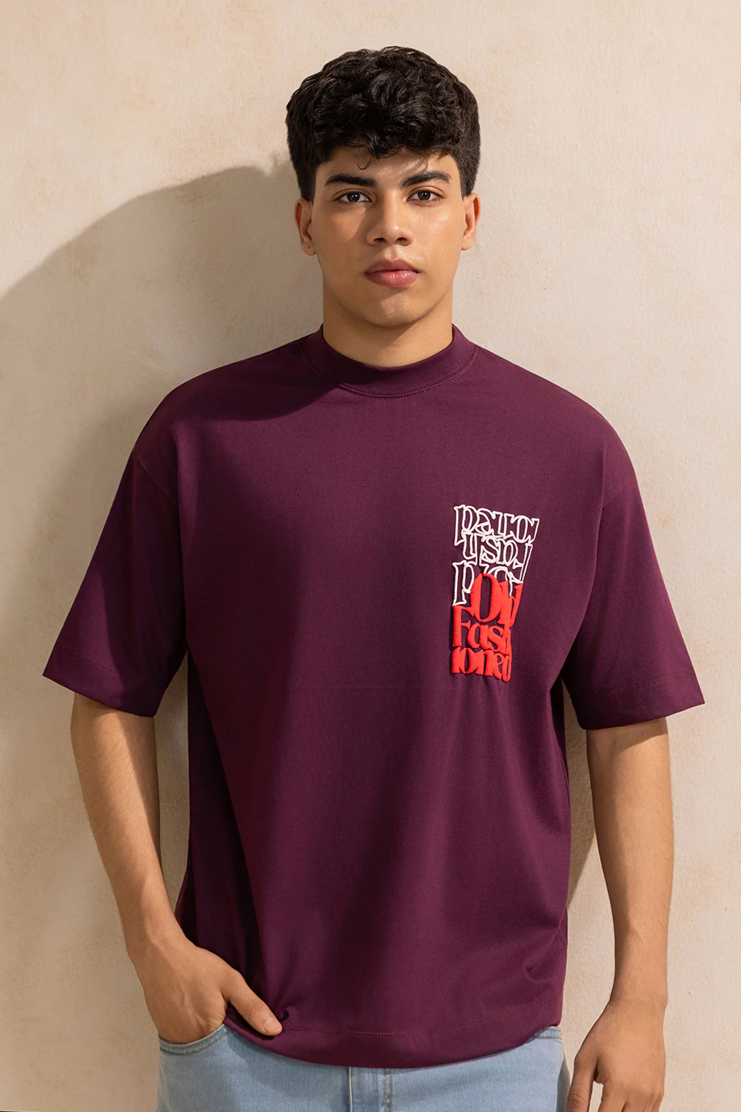 Oversized Graphic T-Shirt - D037
