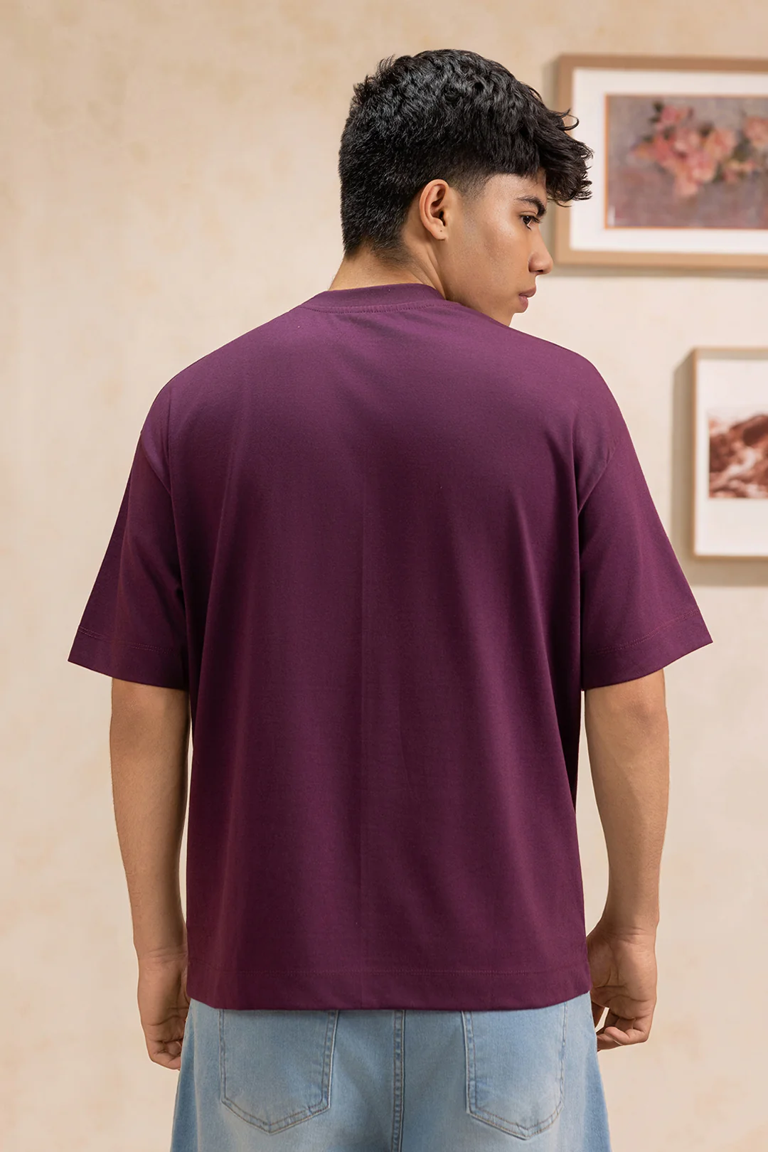Oversized Graphic T-Shirt - D037 - Image 7