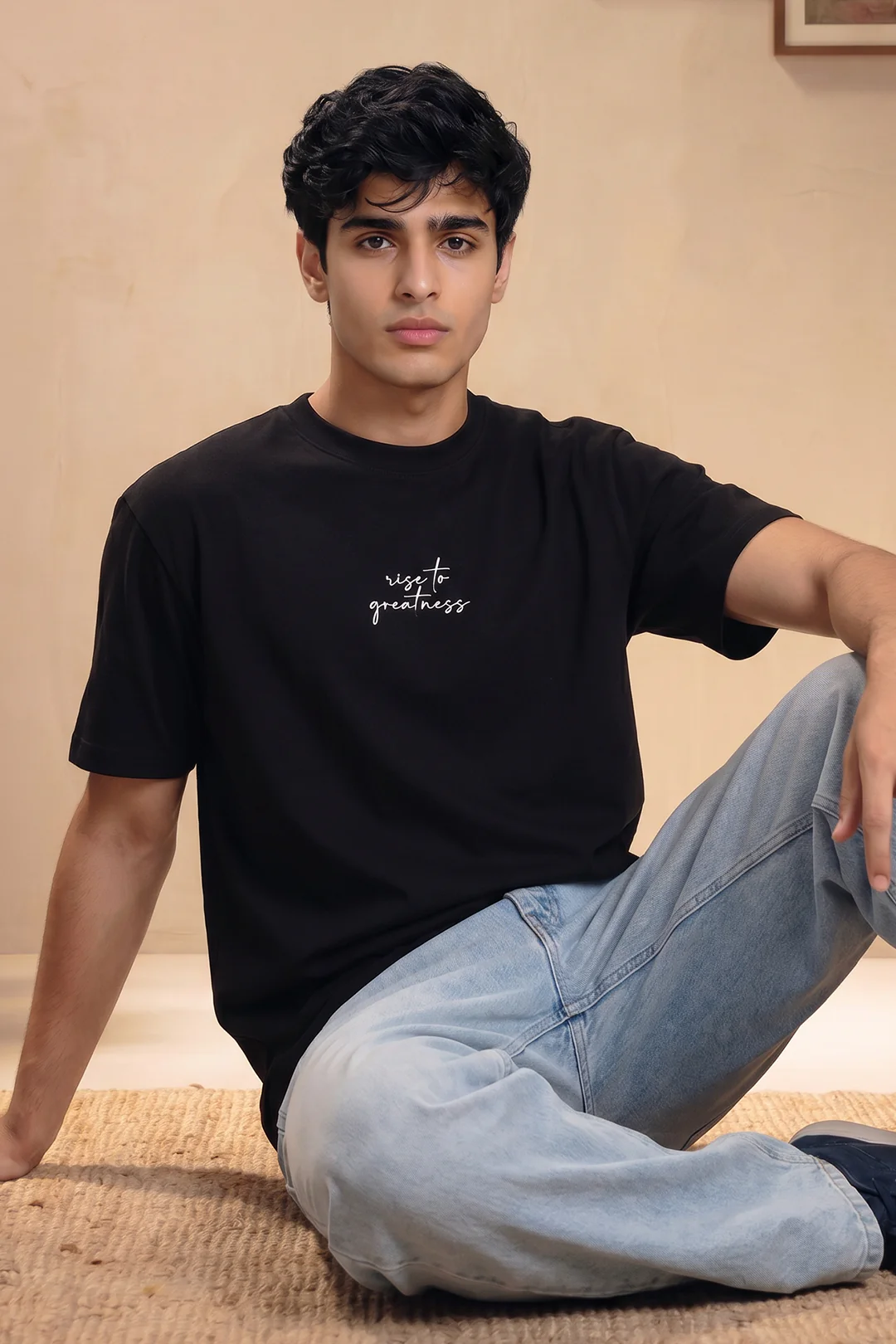 Oversized Graphic T-Shirt - D049 - Image 3