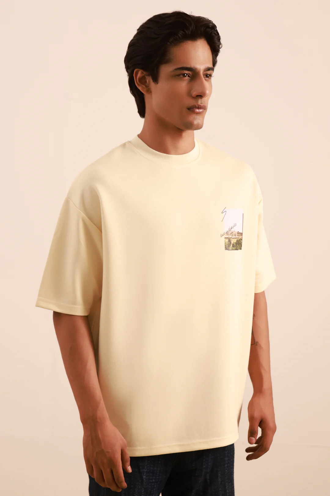Oversized Graphic T-Shirt - 4006 - Image 2