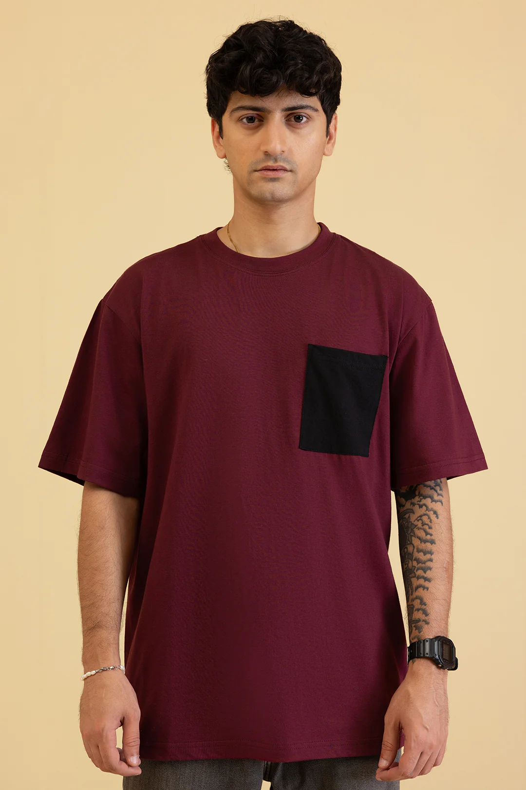 Basic Relax Pocket T-Shirt - X221