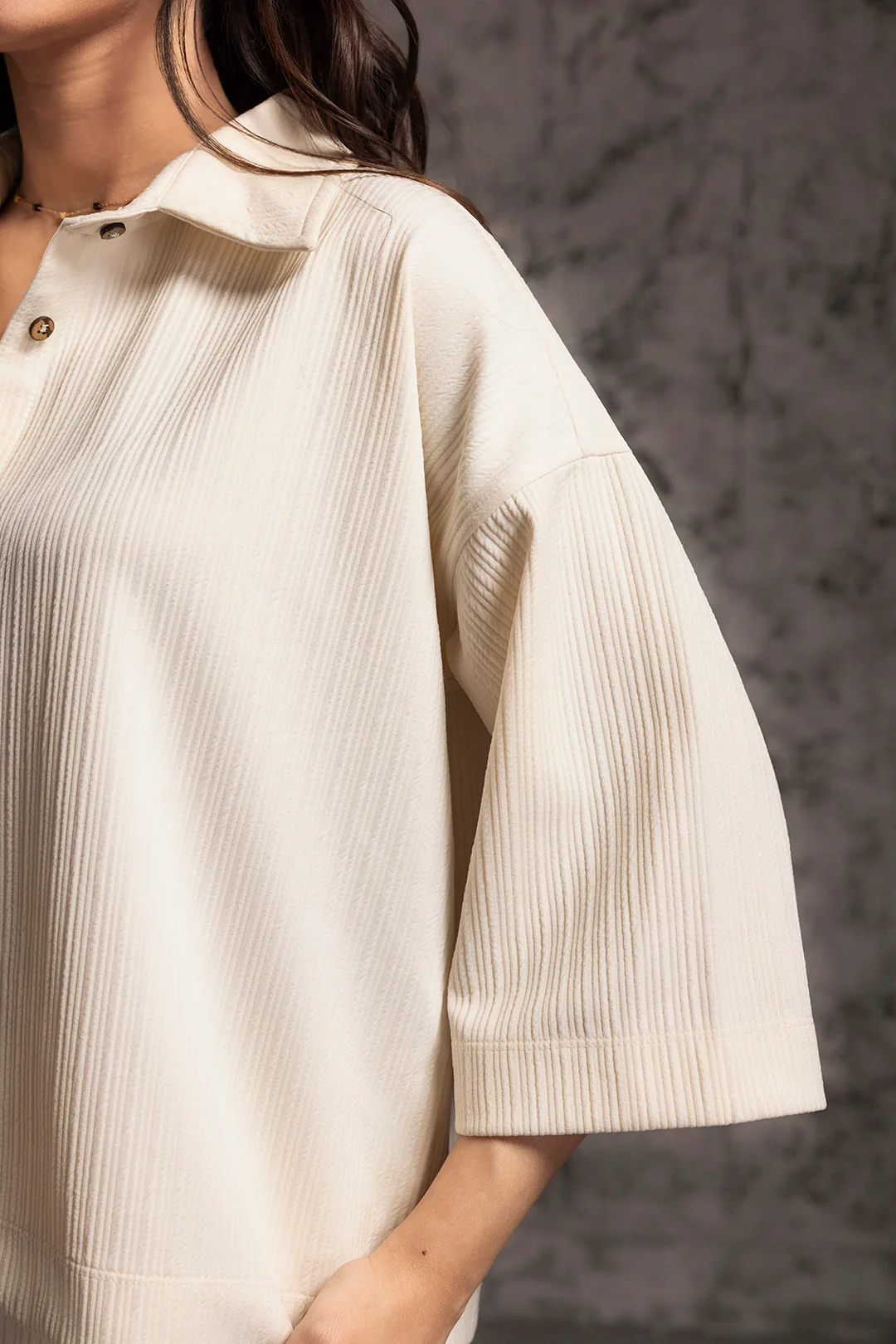 Seersucker Co-Ord Set Shirt - 5004 - Image 6
