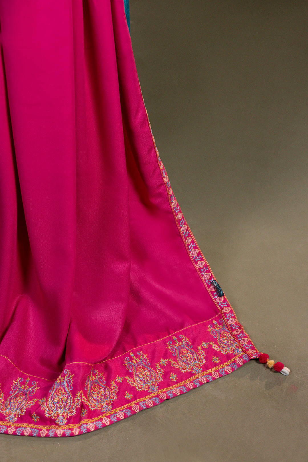 Embroidered Shawl - 0011 - Image 6