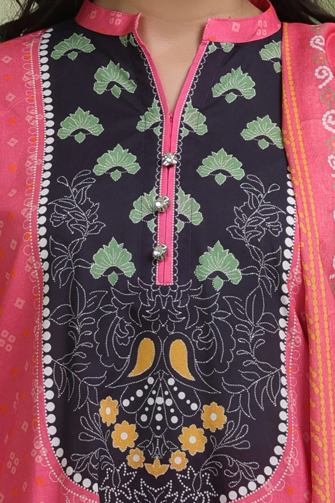 Embroidered Shirt Dupatta - 1171 - Image 4