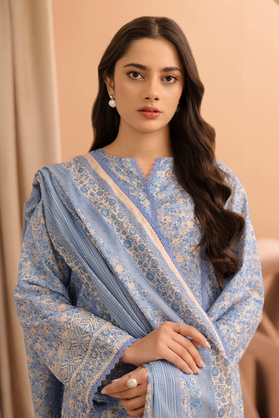 Embroidered Shirt Dupatta - 0175