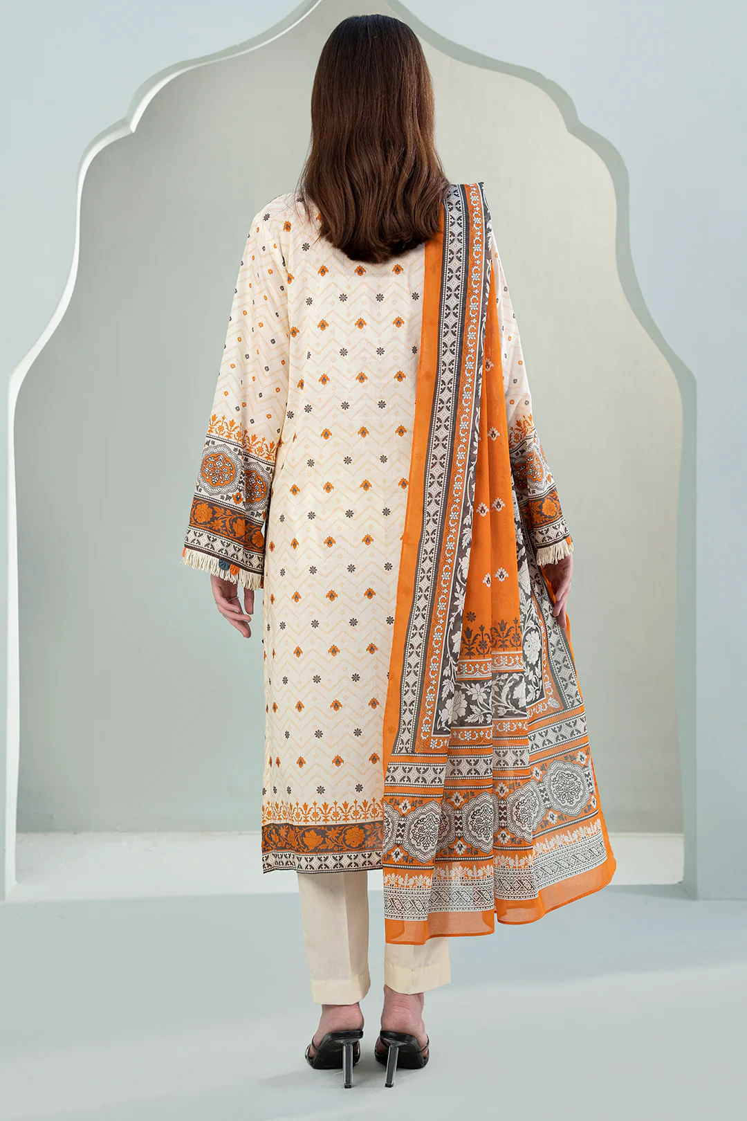 Embroidered Shirt Dupatta - 0312 - Image 6