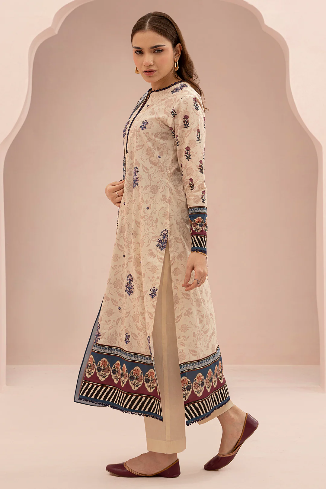 Embroidered Shirt Dupatta - 0314 - Image 5