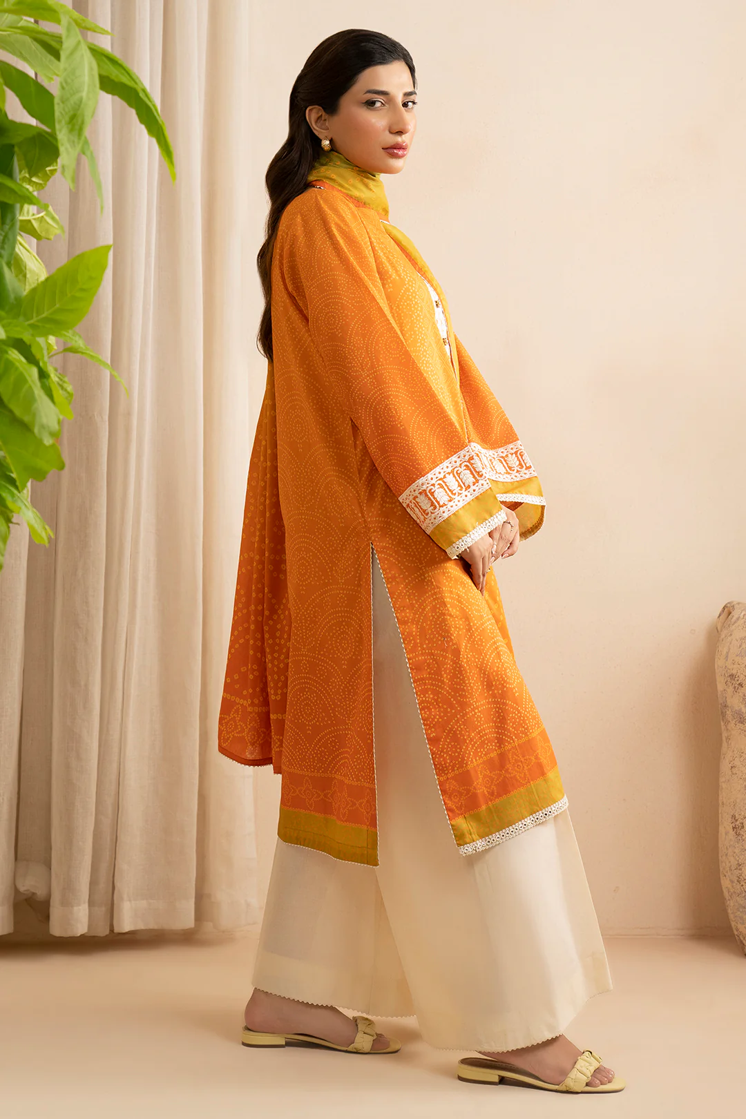 Embroidered Shirt Dupatta - 0561 - Image 8