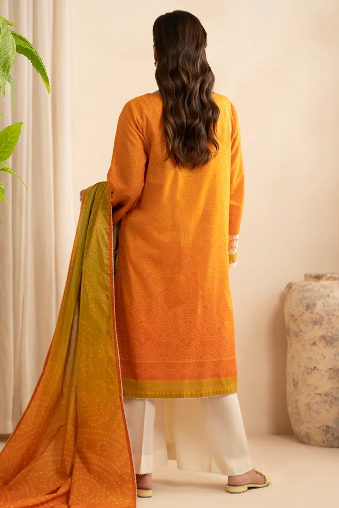 Embroidered Shirt Dupatta - 0561 - Image 9