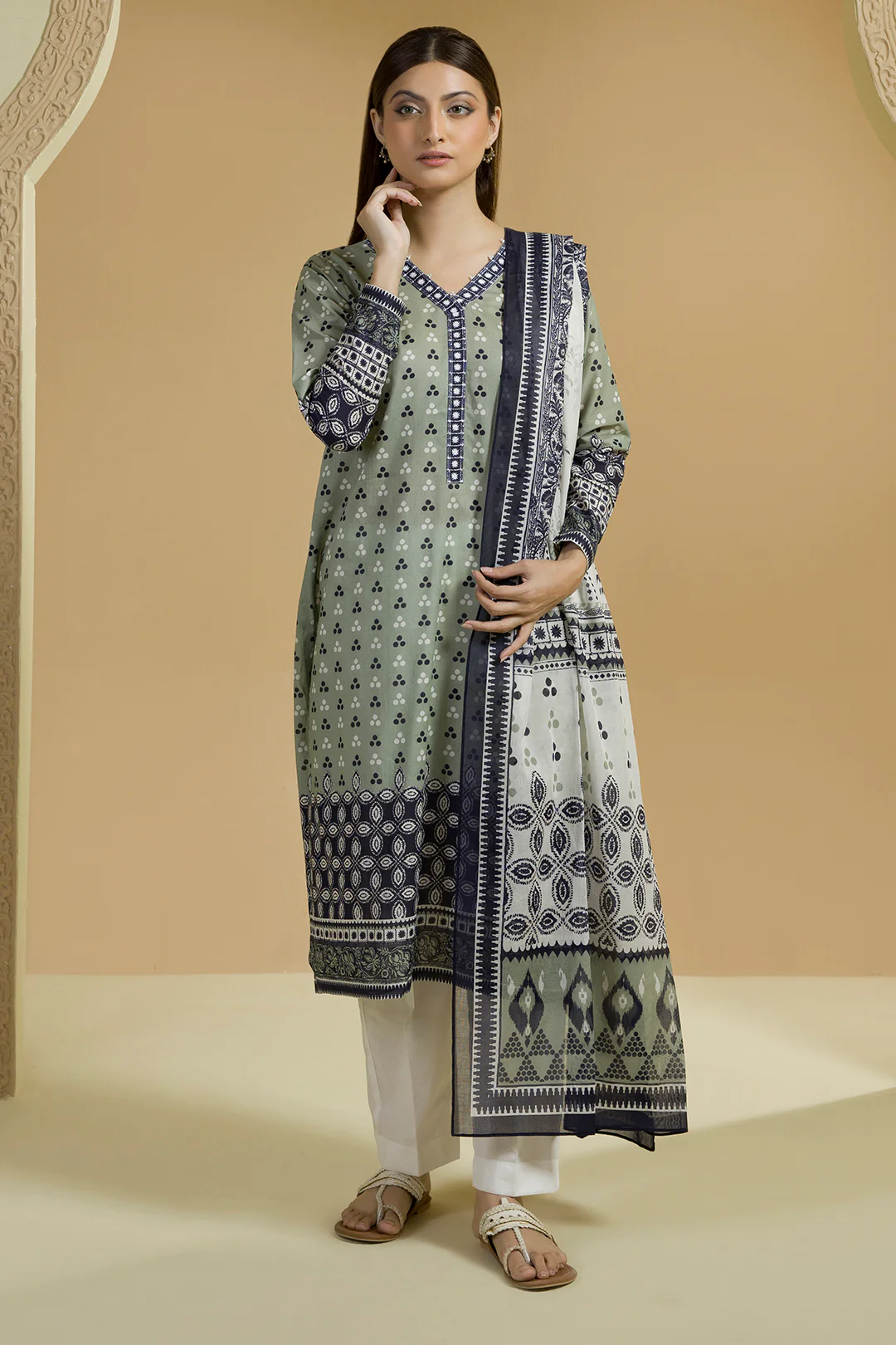 Shirt Dupatta - 5708 - Image 3