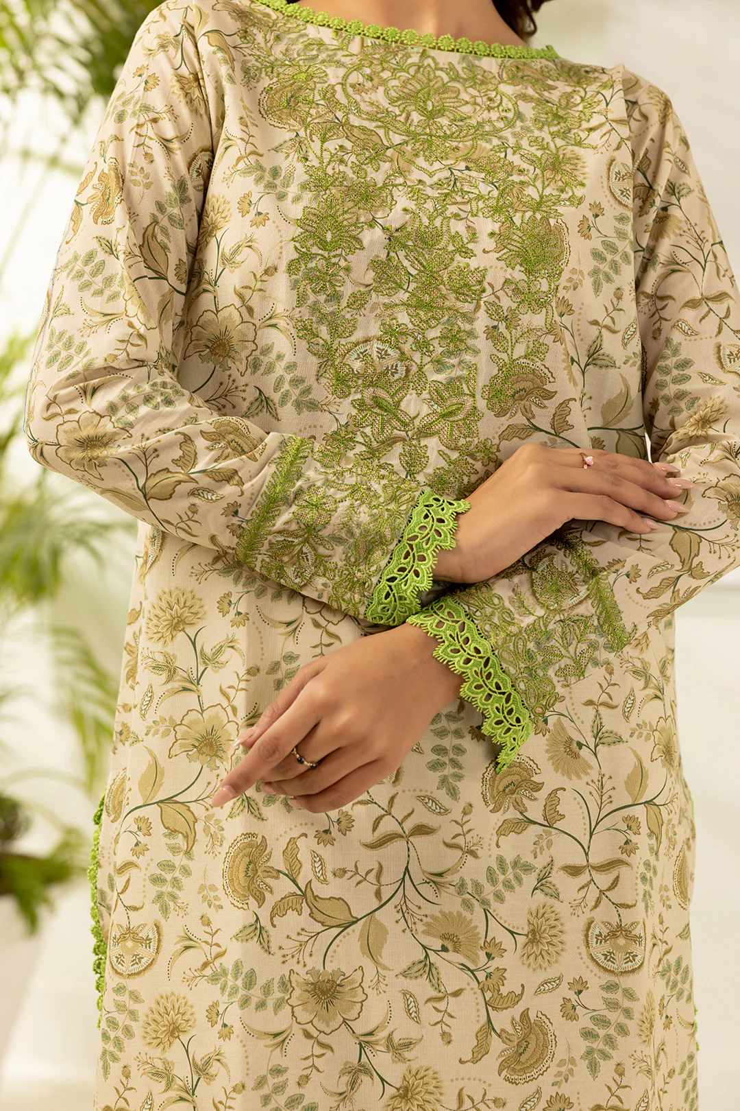 Embroidered Shirt Dupatta - 0467 - Image 5