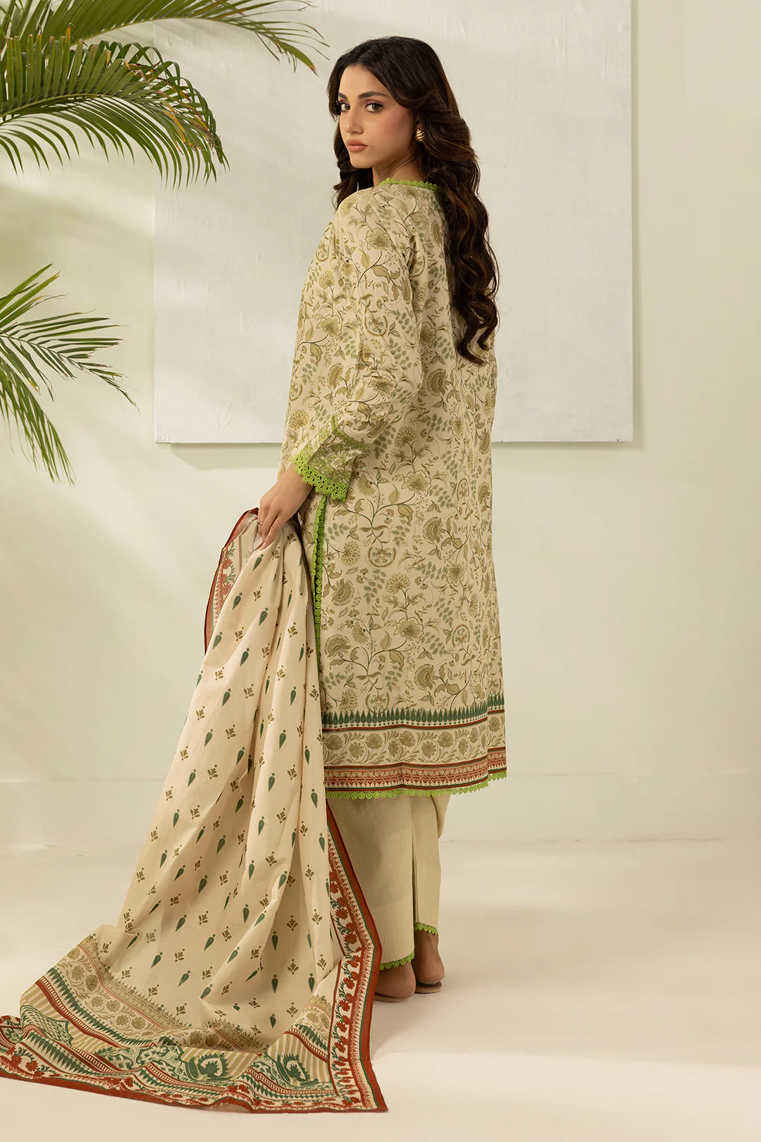 Embroidered Shirt Dupatta - 0467 - Image 8