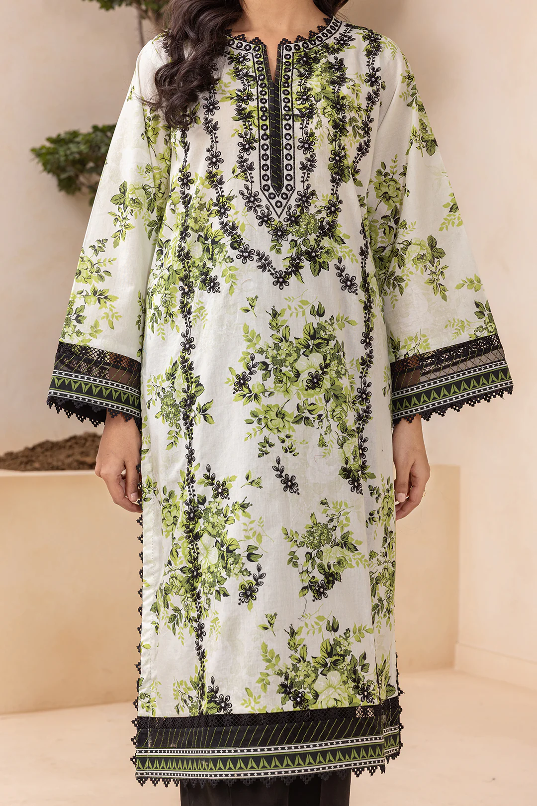 Embroidered Shirt Dupatta - 0868 - Image 7