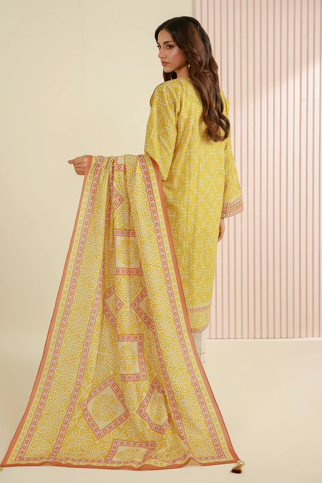 Embroidered Shirt Dupatta - 0932 - Image 8