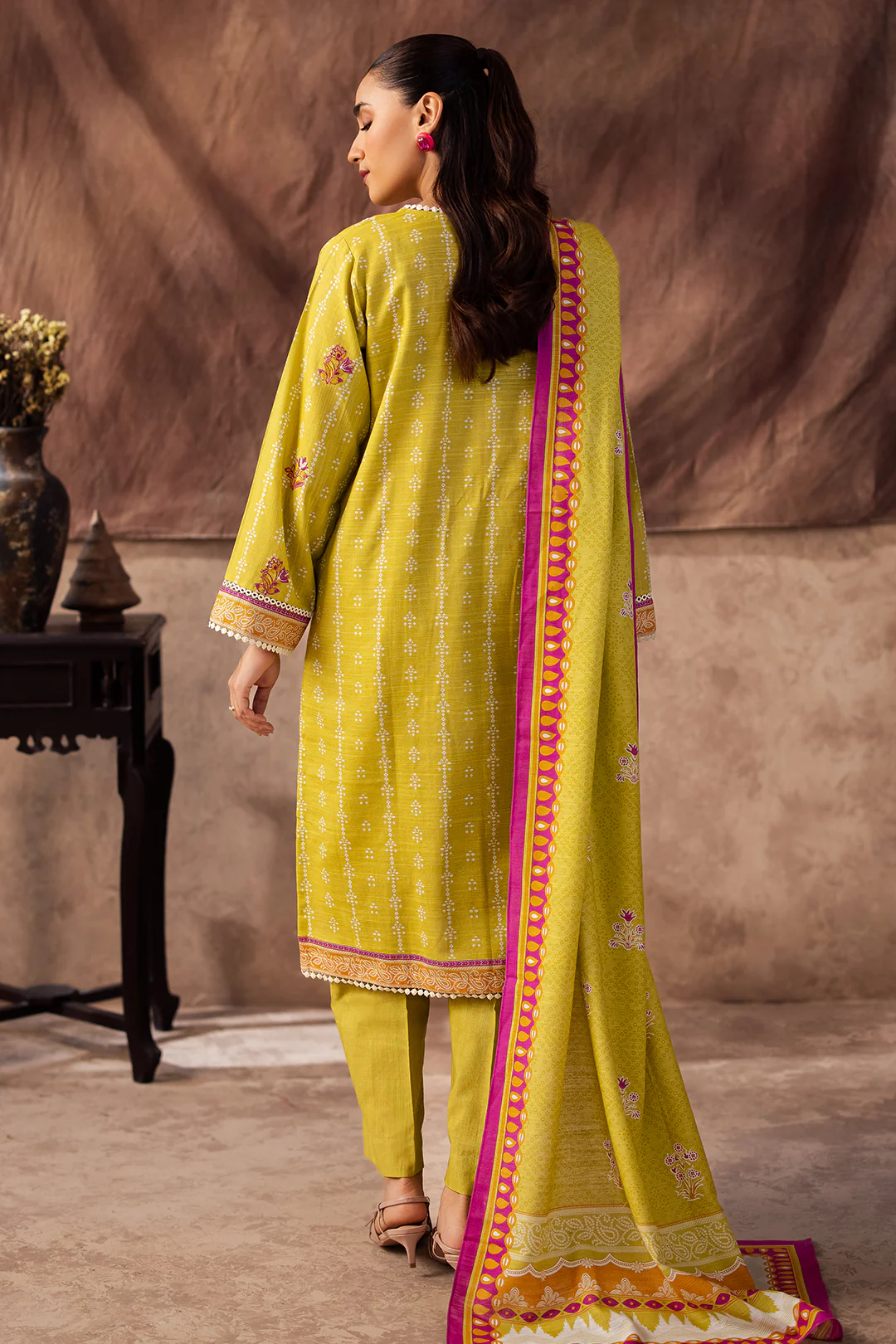 Embroidered Shirt Dupatta - 0174 - Image 6