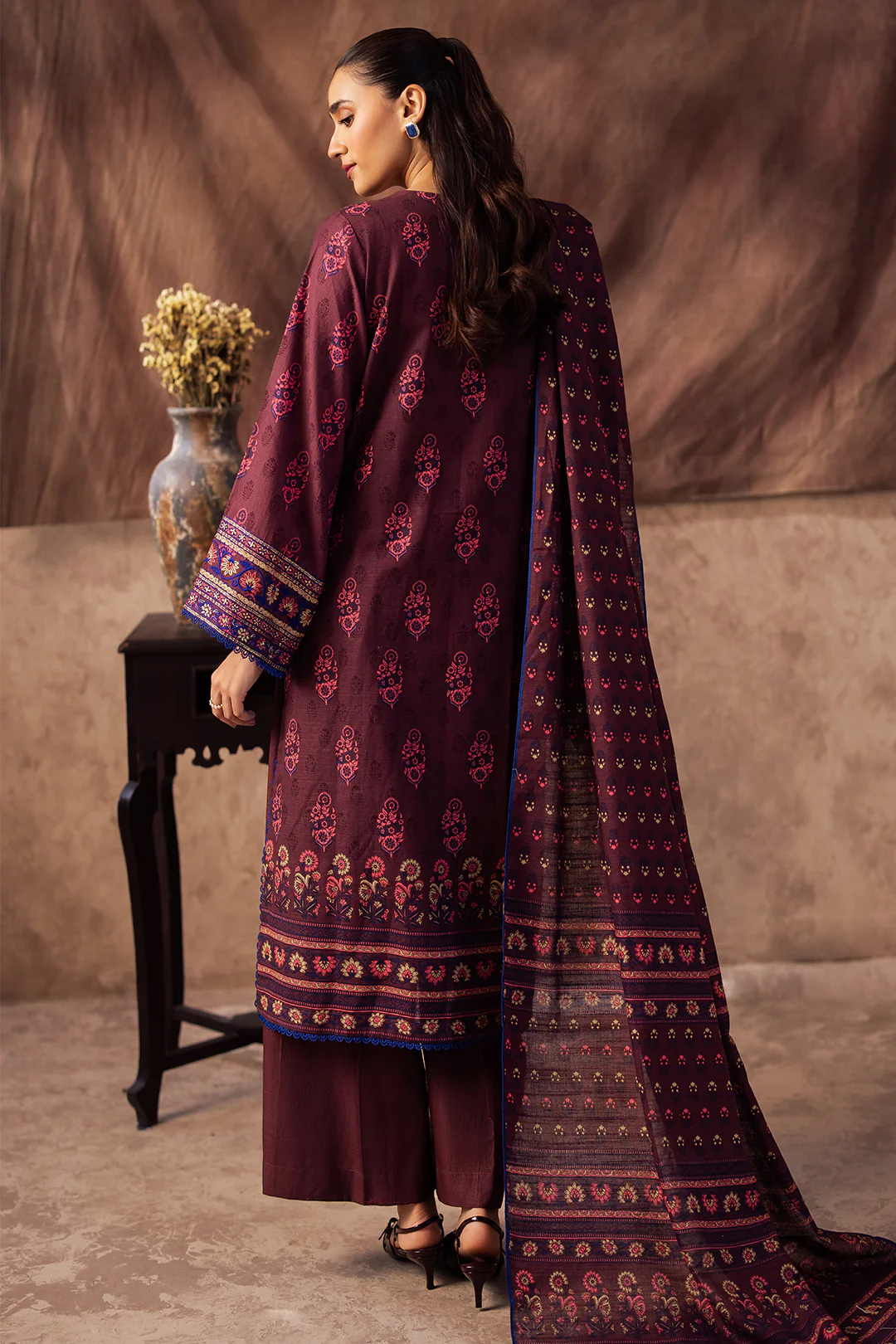 Embroidered Shirt Dupatta - 0263 - Image 6