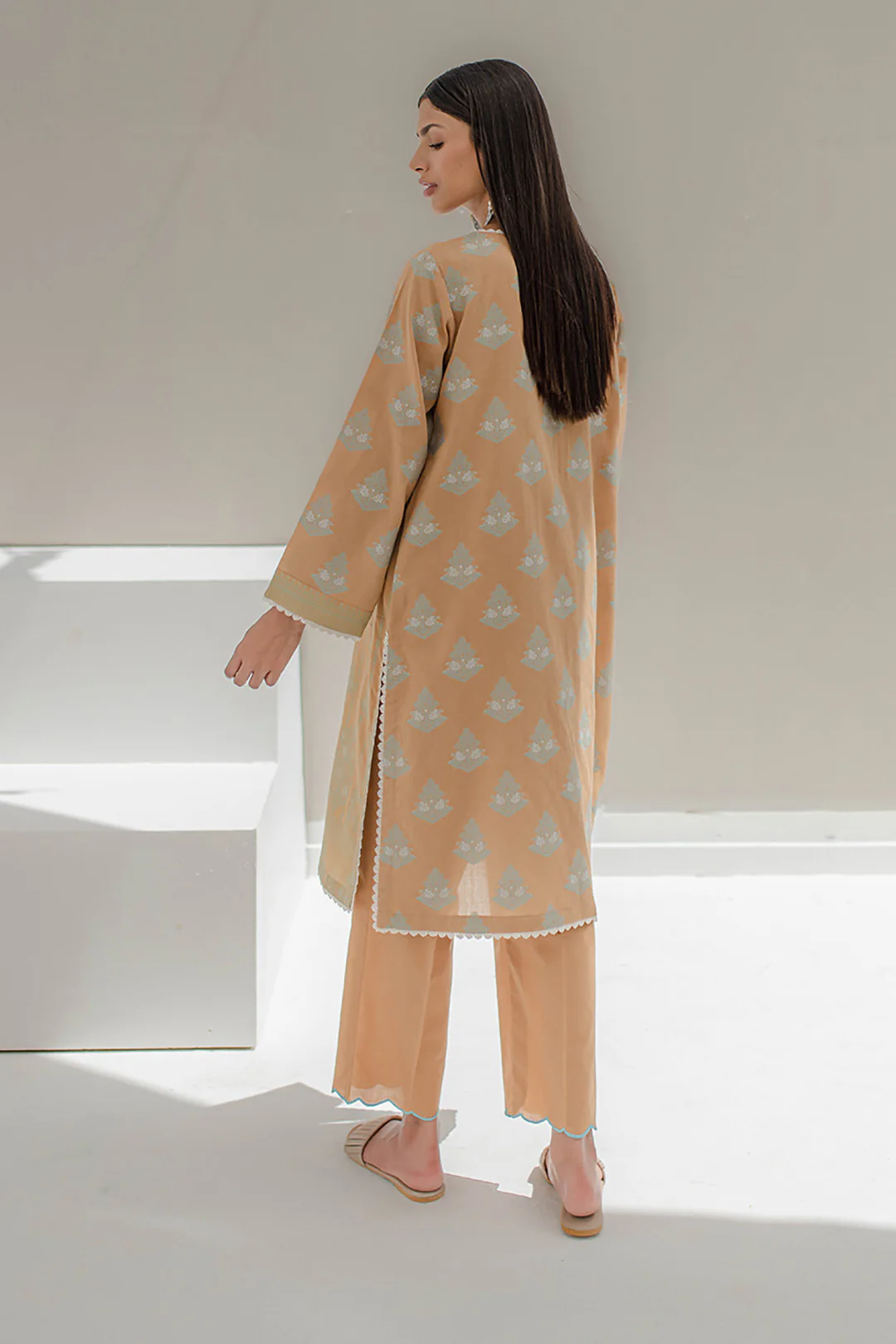 Embroidered Shirt Shalwar - 0617 - Image 5