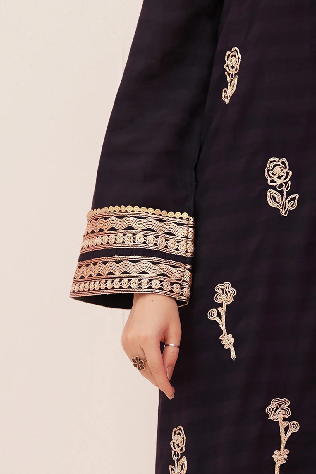 Embroidered Shirt Shalwar Dupatta - 0355 - Image 5