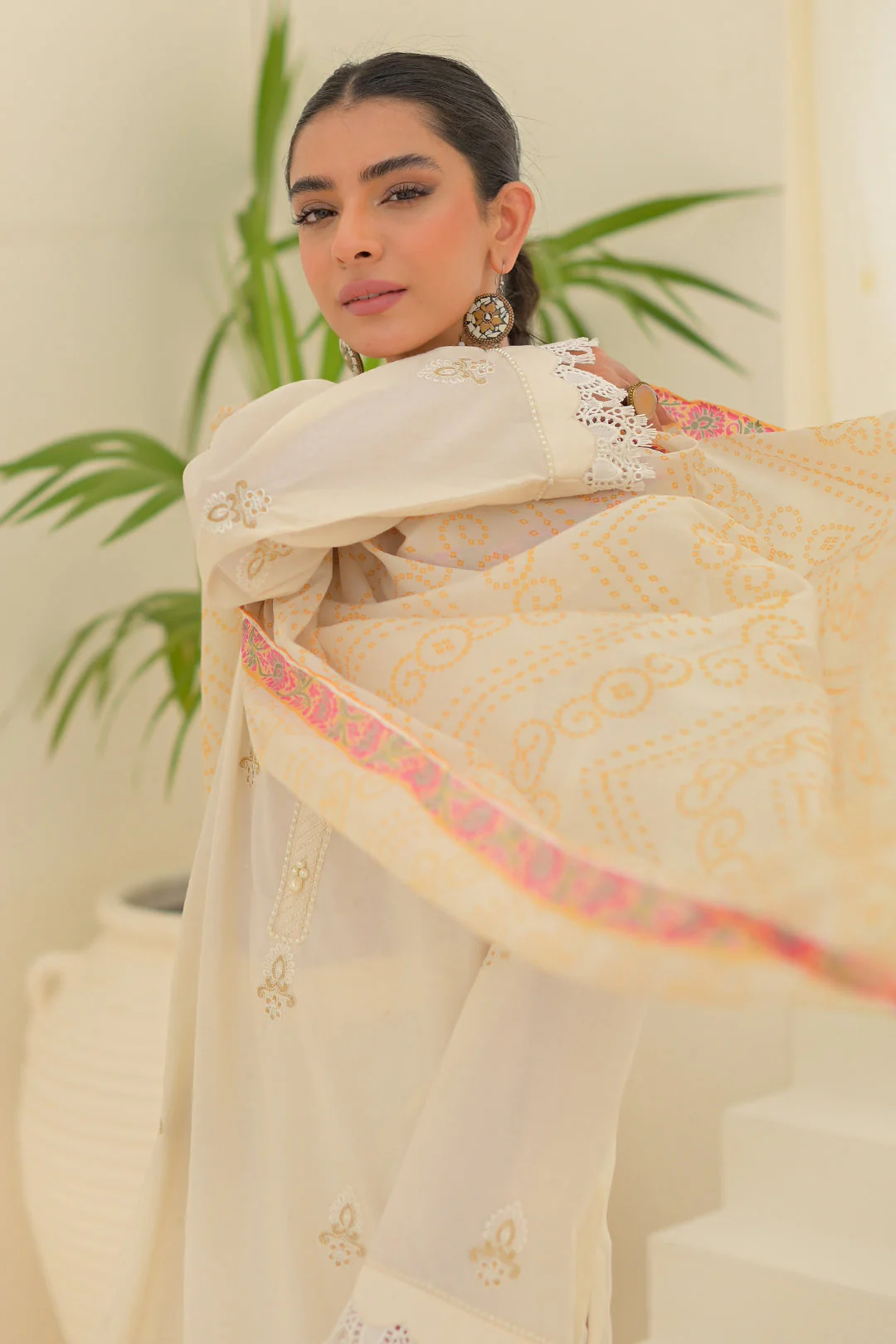 Embroidered Shirt Shalwar Dupatta - 0183