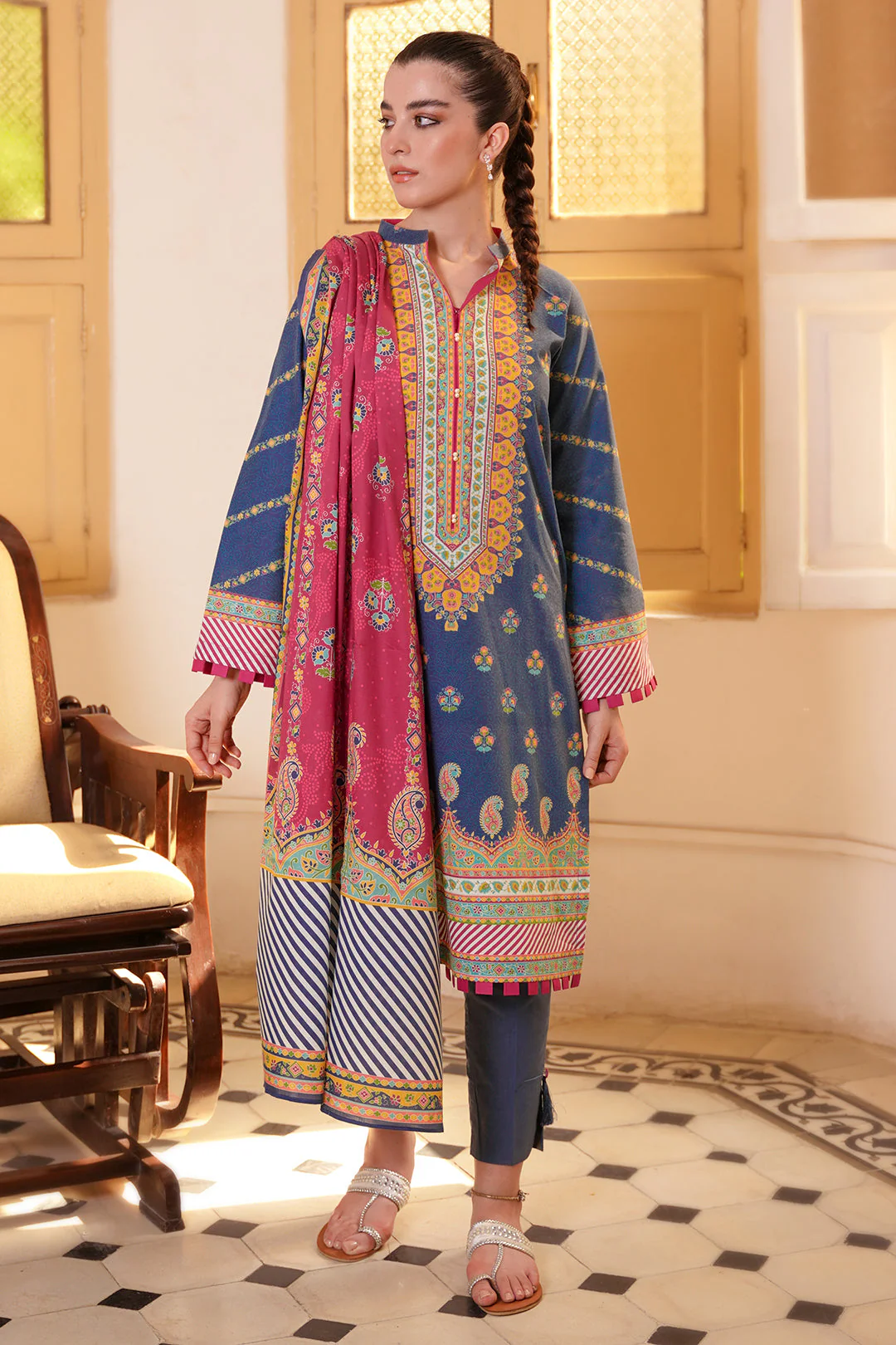 Shirt Shalwar Dupatta - 0296