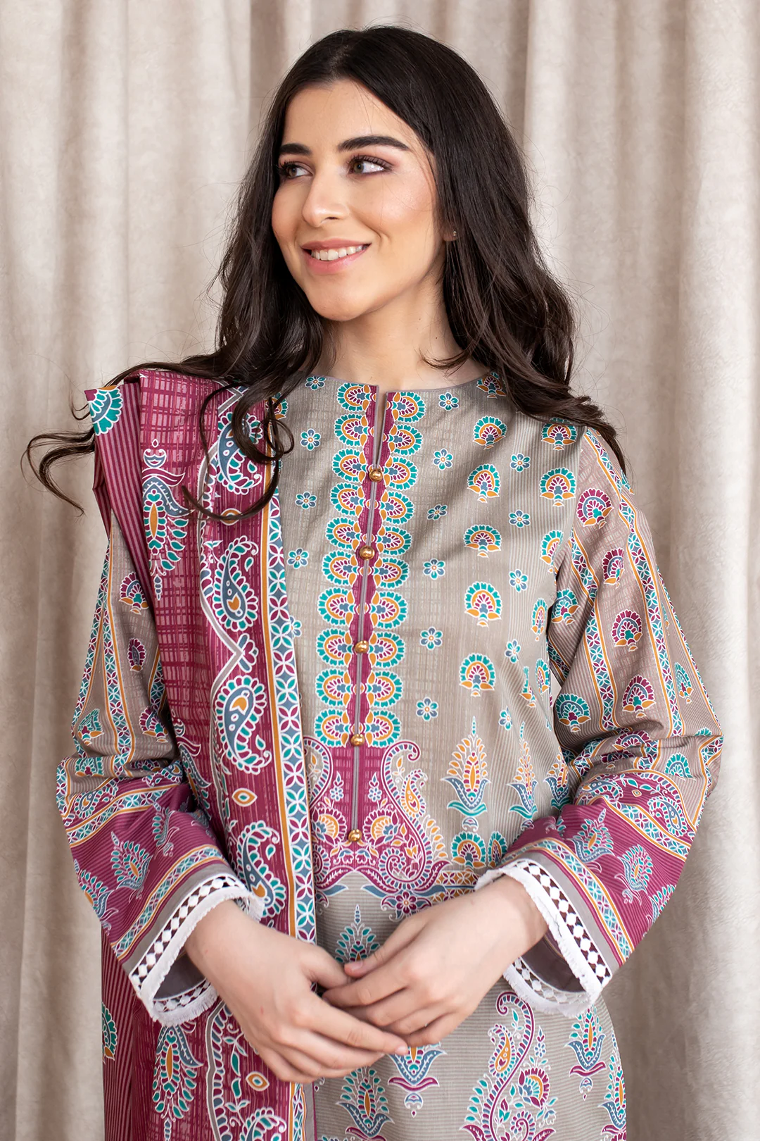 Shirt Shalwar Dupatta - 0344 - Image 2
